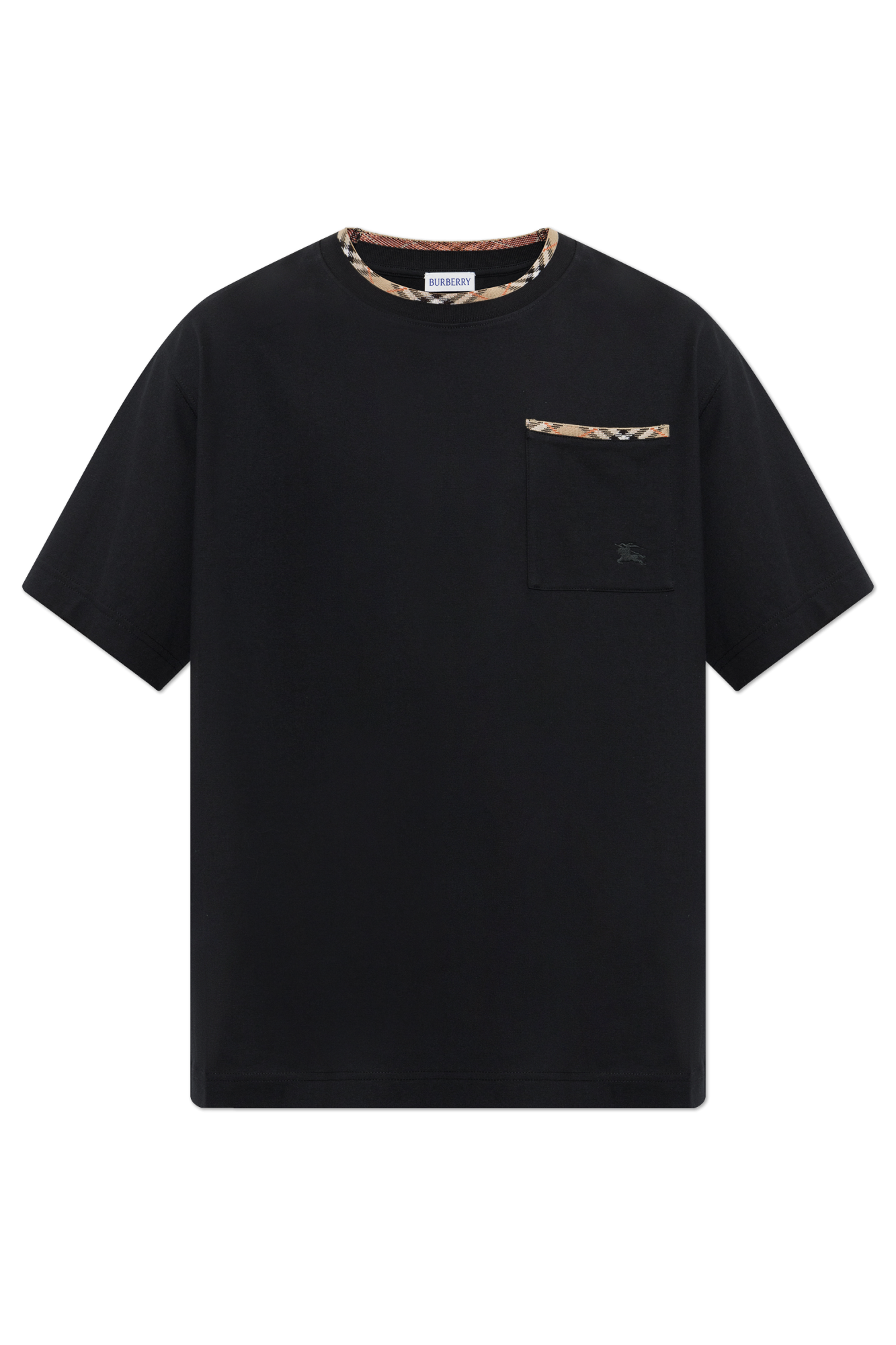 Burberry T-shirt ‘Ryan’, Mężczyźni, Czarny