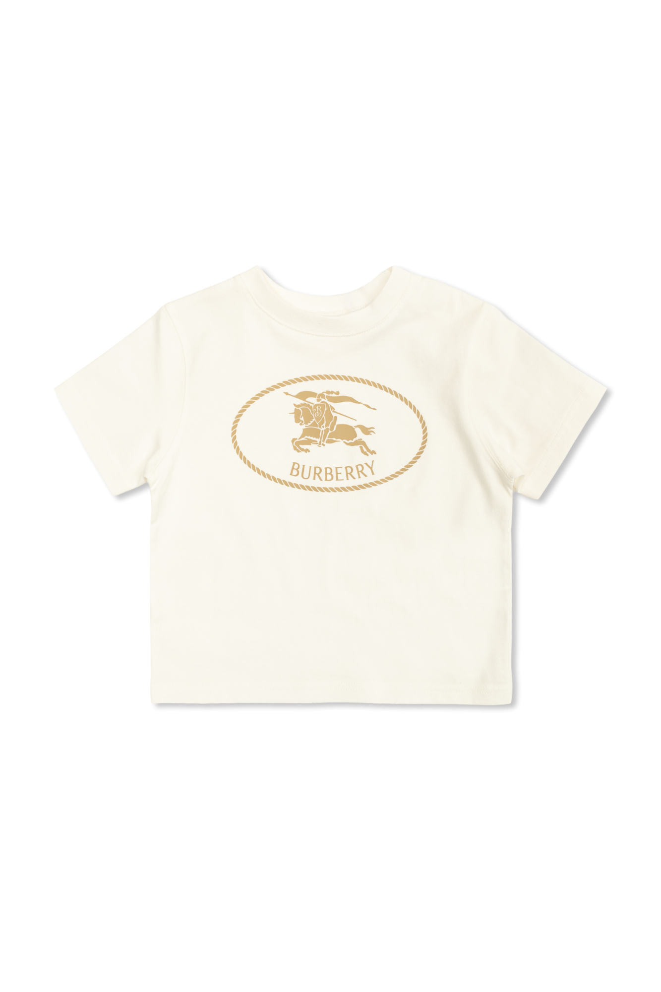 Burberry Kids T-shirt `Cedar`, Unisex, Biały
