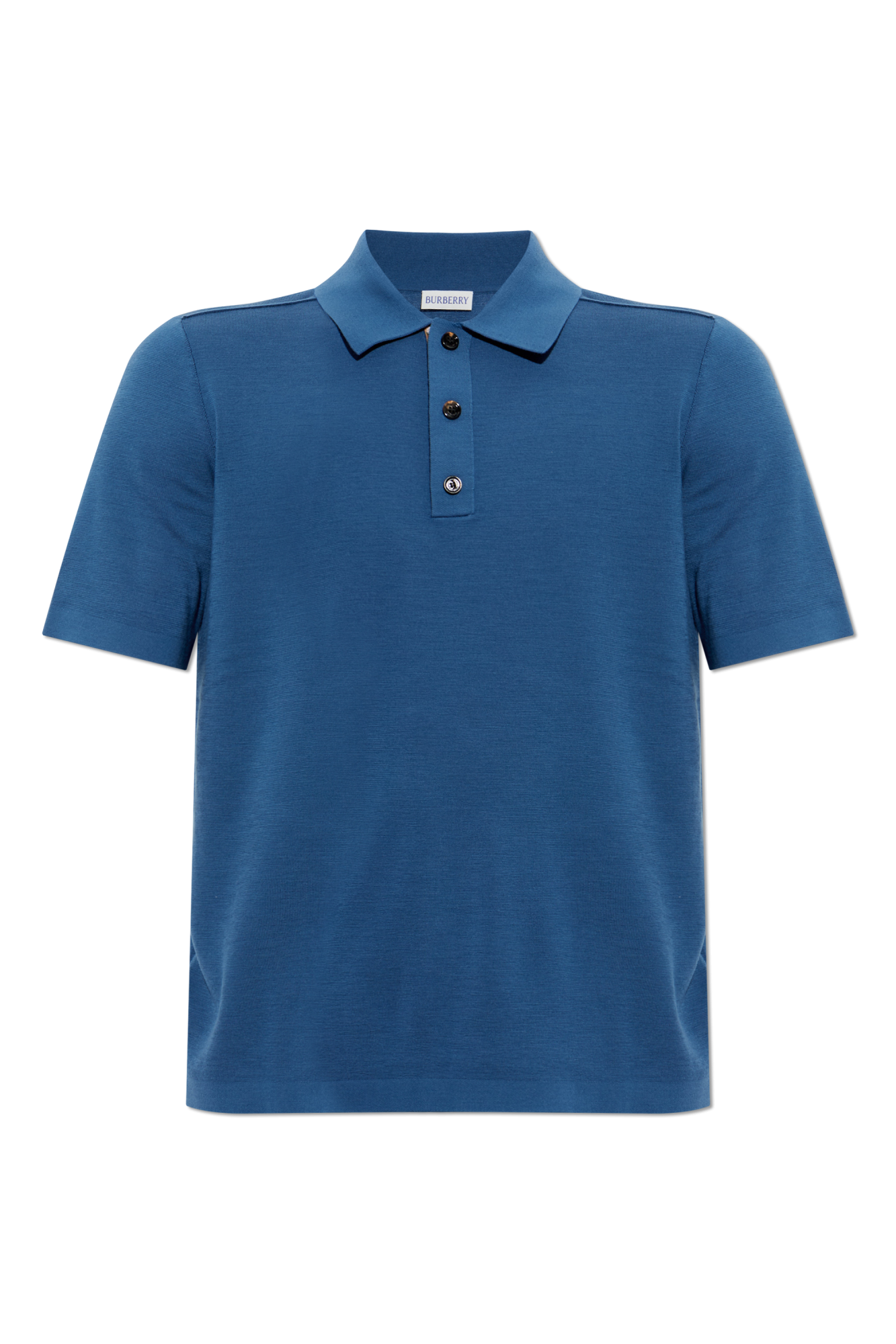 Burberry Wełniane Polo ‘Marcus’, Mężczyźni, Niebieski
