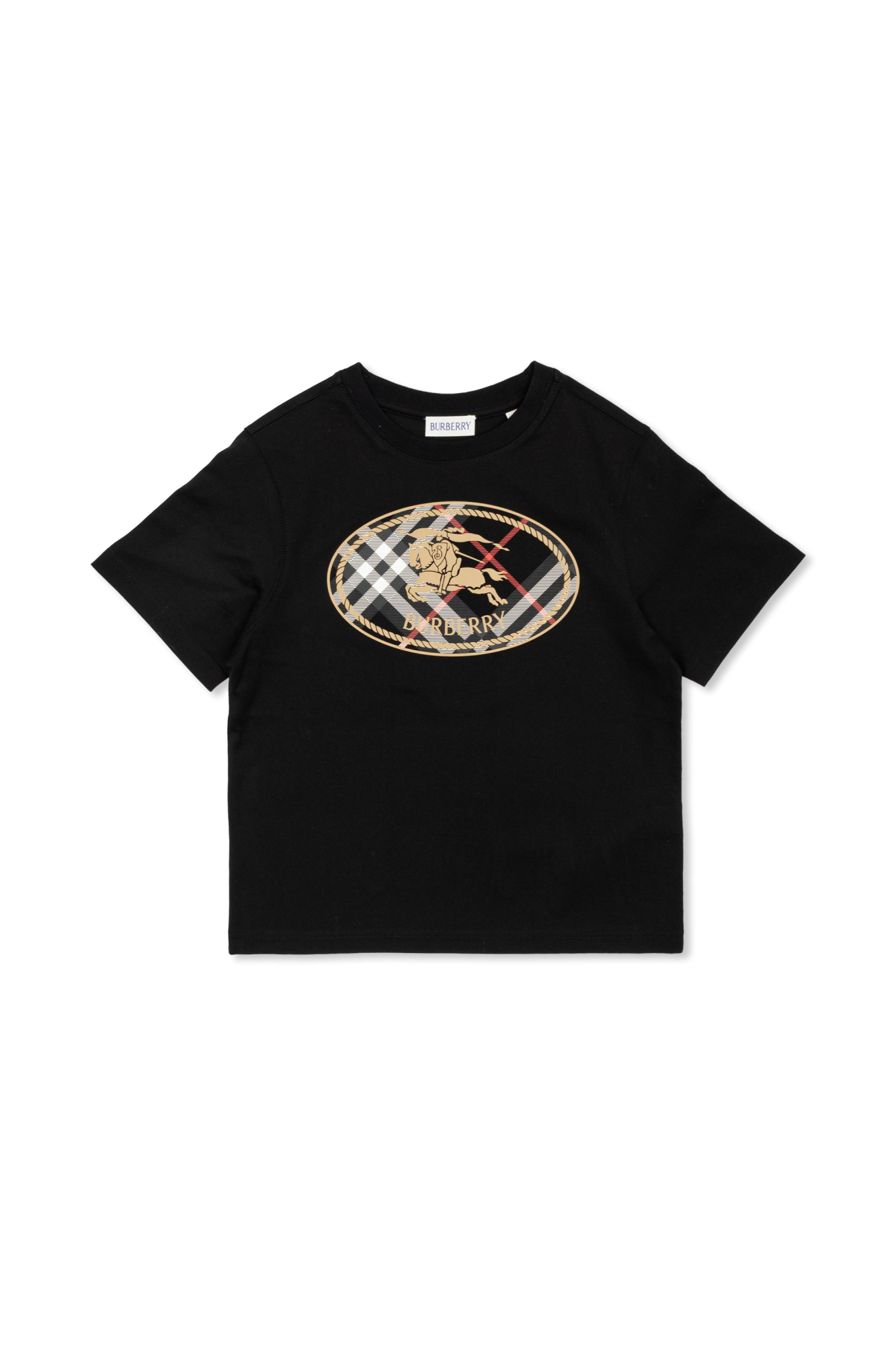 Burberry Kids T-shirt Z Logo, Unisex, Czarny