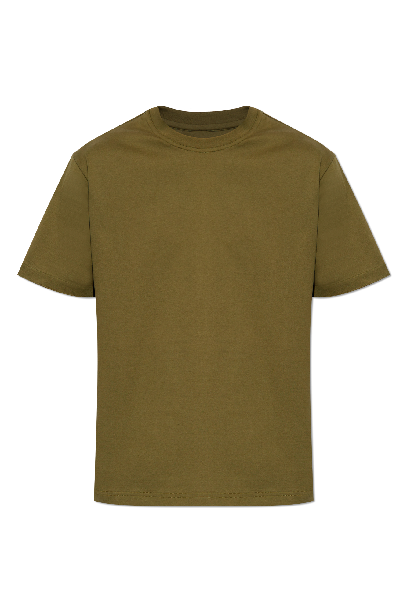 Bottega Veneta T-shirt Z Okrągłym Dekoltem, Mężczyźni, Zielony