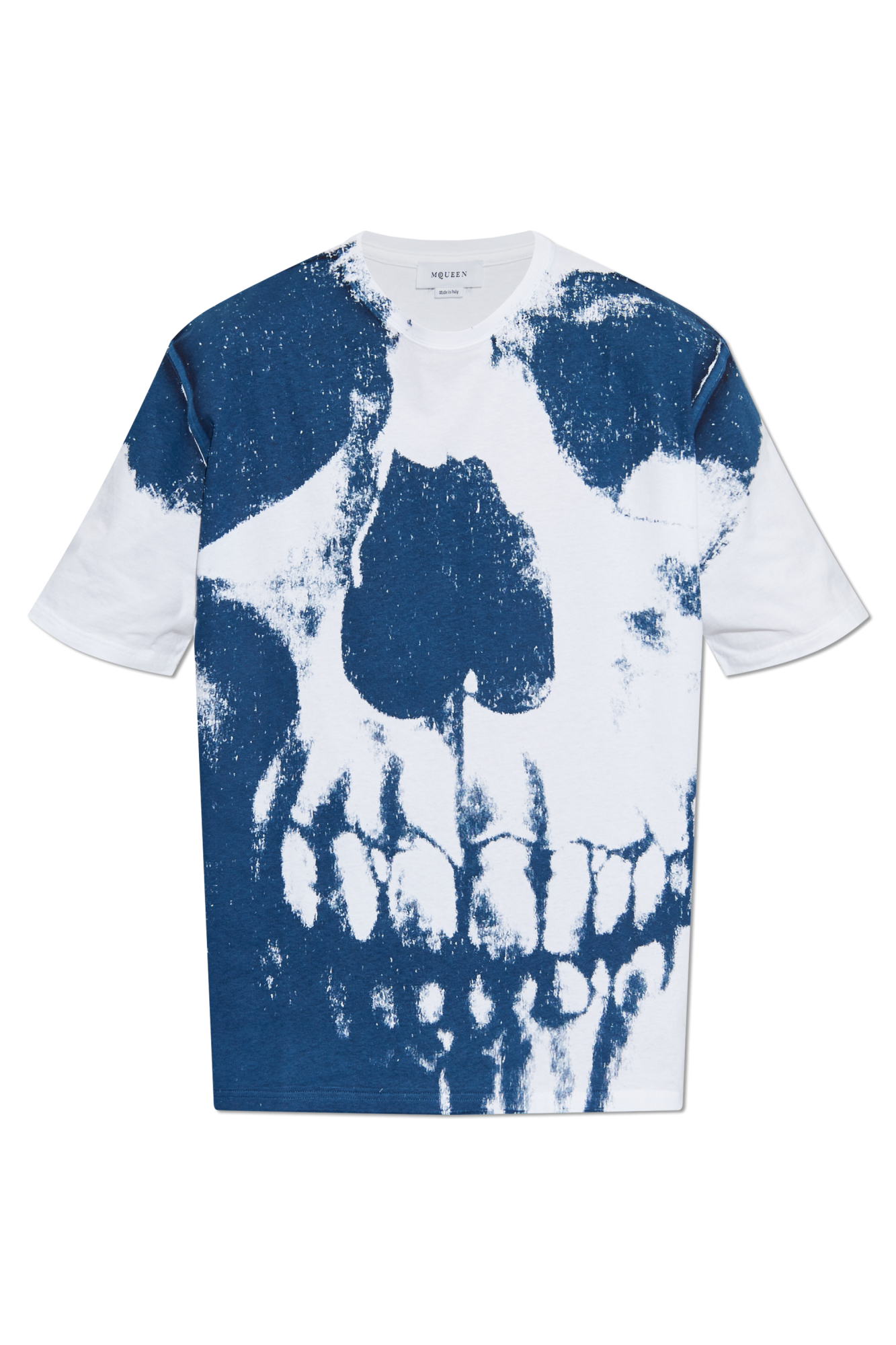 Alexander McQueen T-shirt Z Nadrukiem, Mężczyźni, Biały