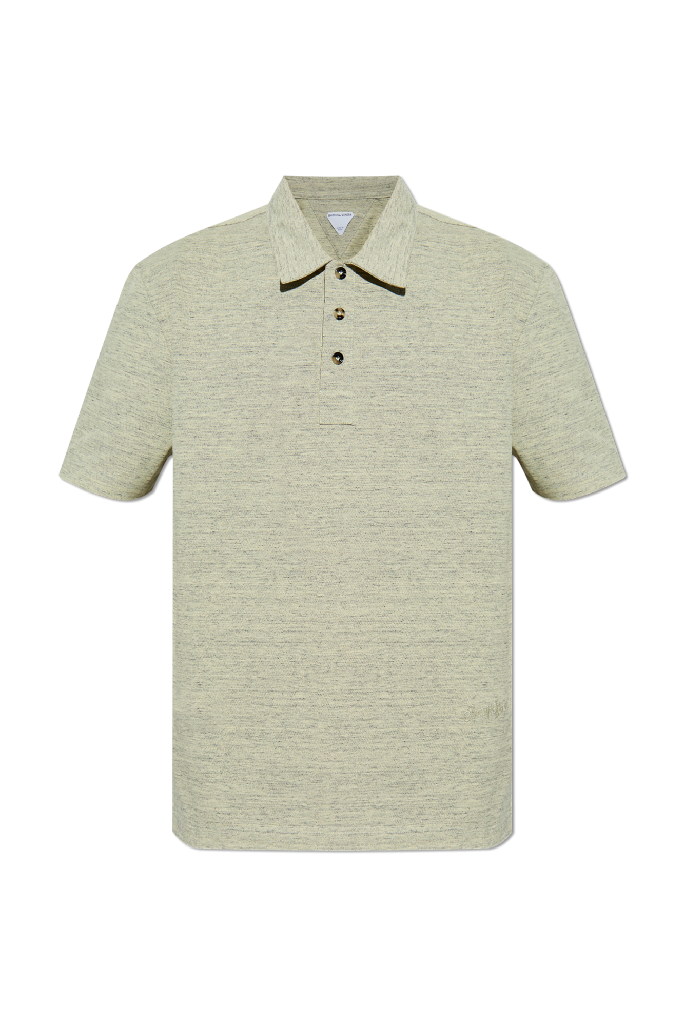 Bottega Veneta Bawełniane Polo, Mężczyźni, Zielony