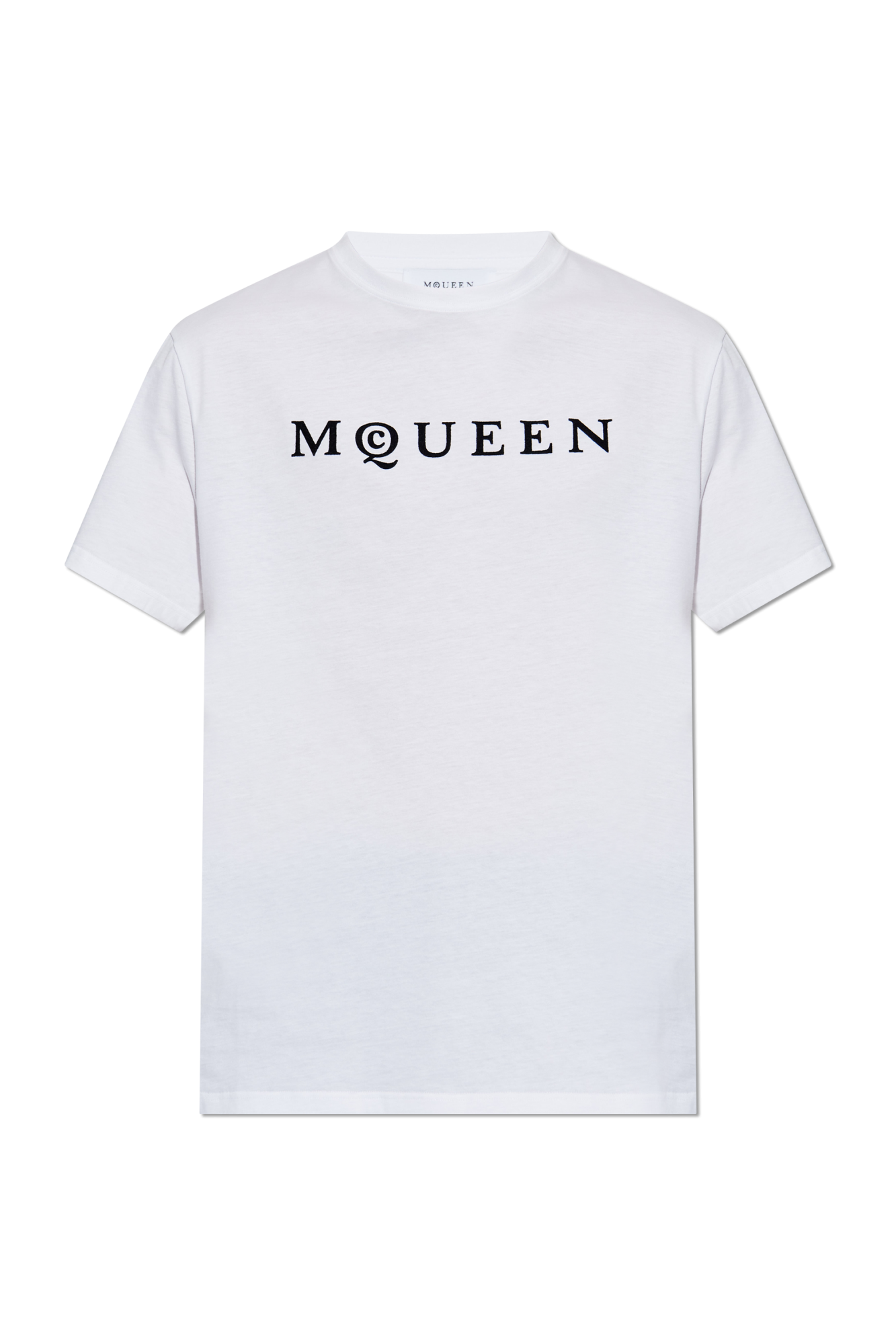 Alexander McQueen T-shirt Z Logo, Mężczyźni, Biały