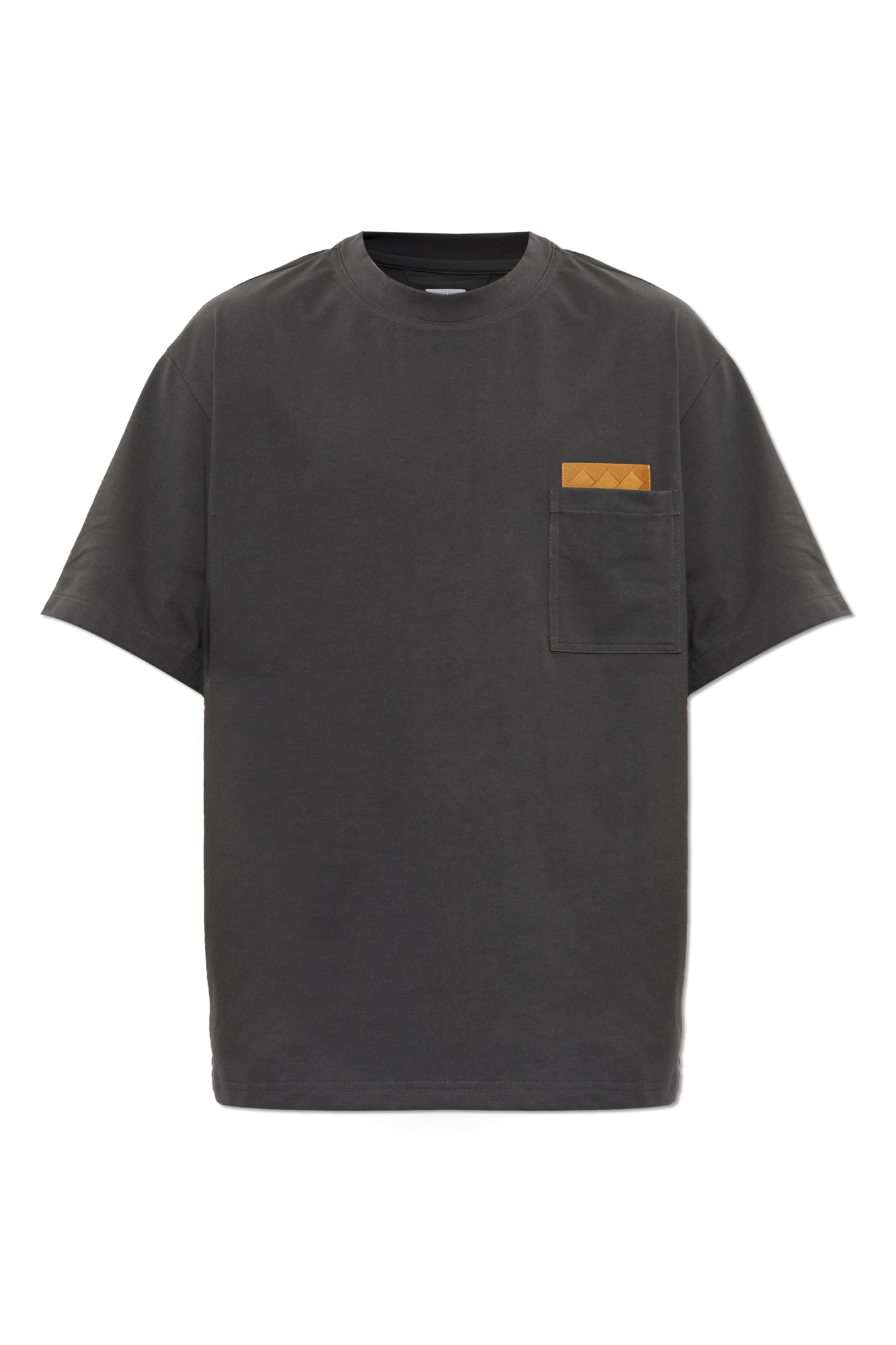 Bottega Veneta T-shirt Z Kieszenią, Mężczyźni, Szary