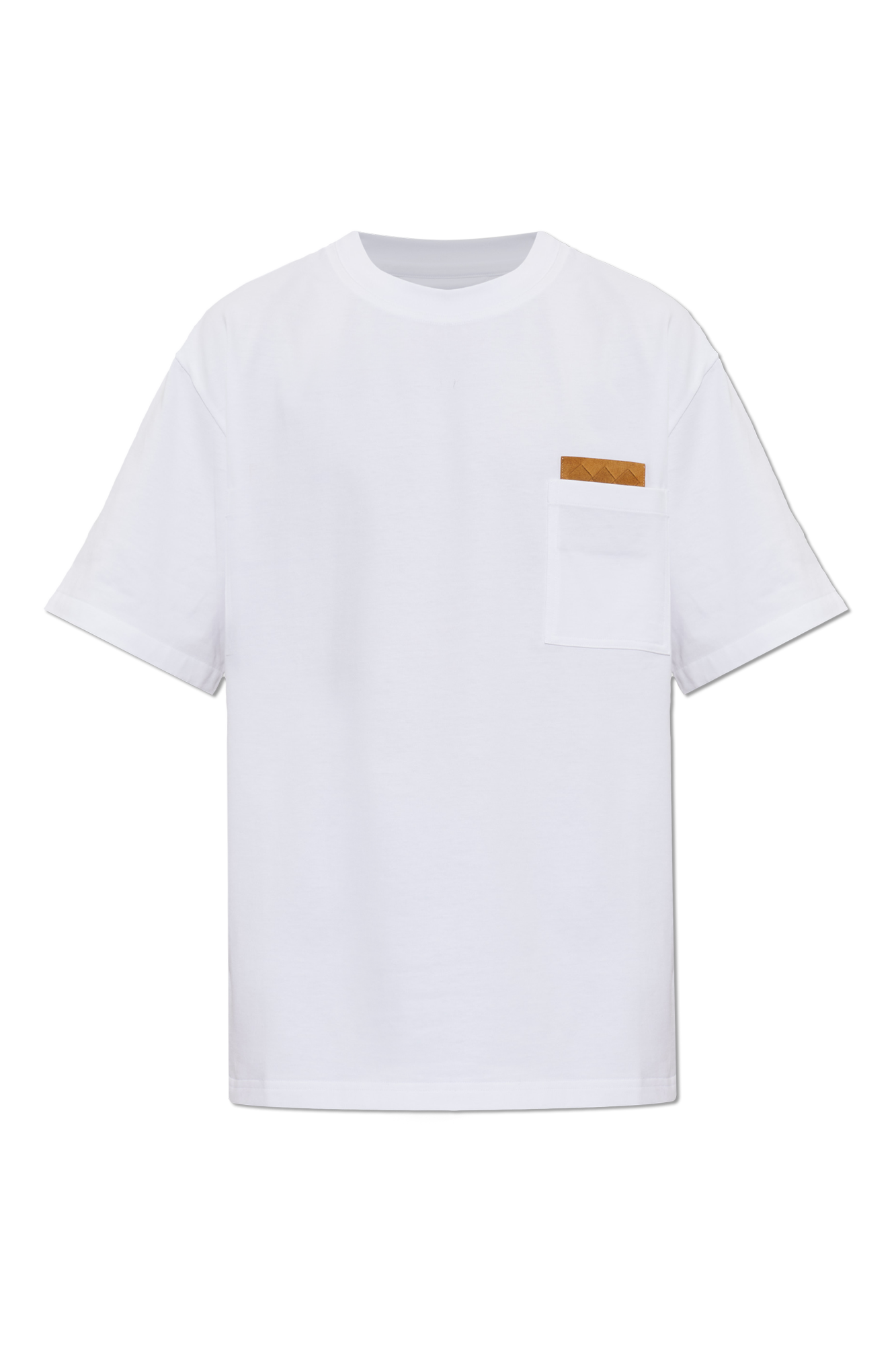 Bottega Veneta T-shirt Z Kieszenią, Mężczyźni, Biały