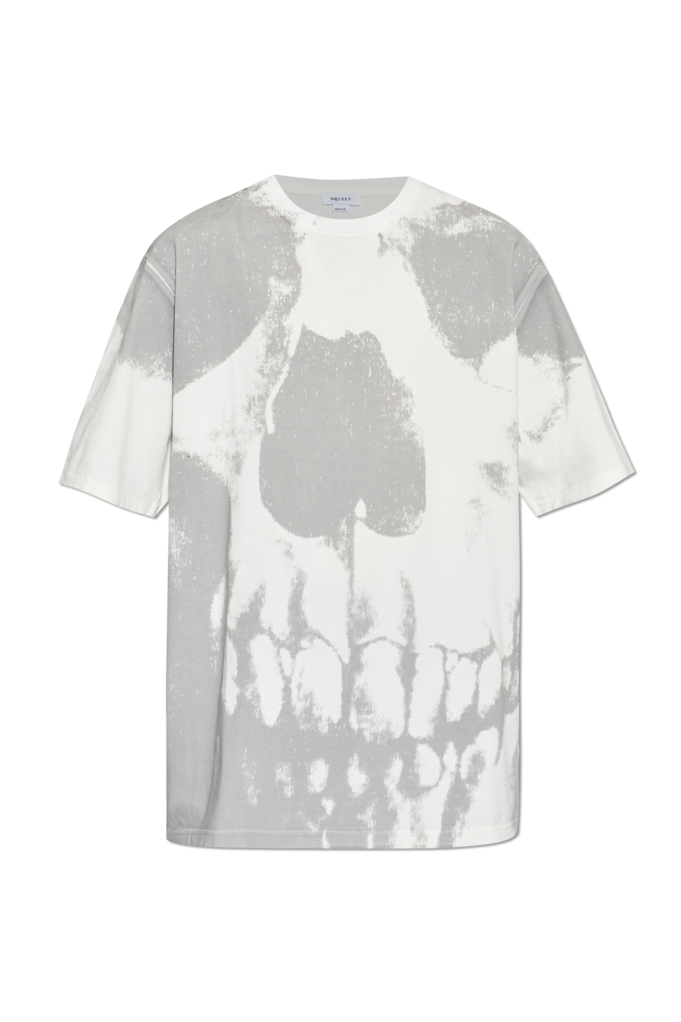 Alexander McQueen T-shirt Z Charakterystycznym Motywem Czaszki, Mężczyźni, Szary