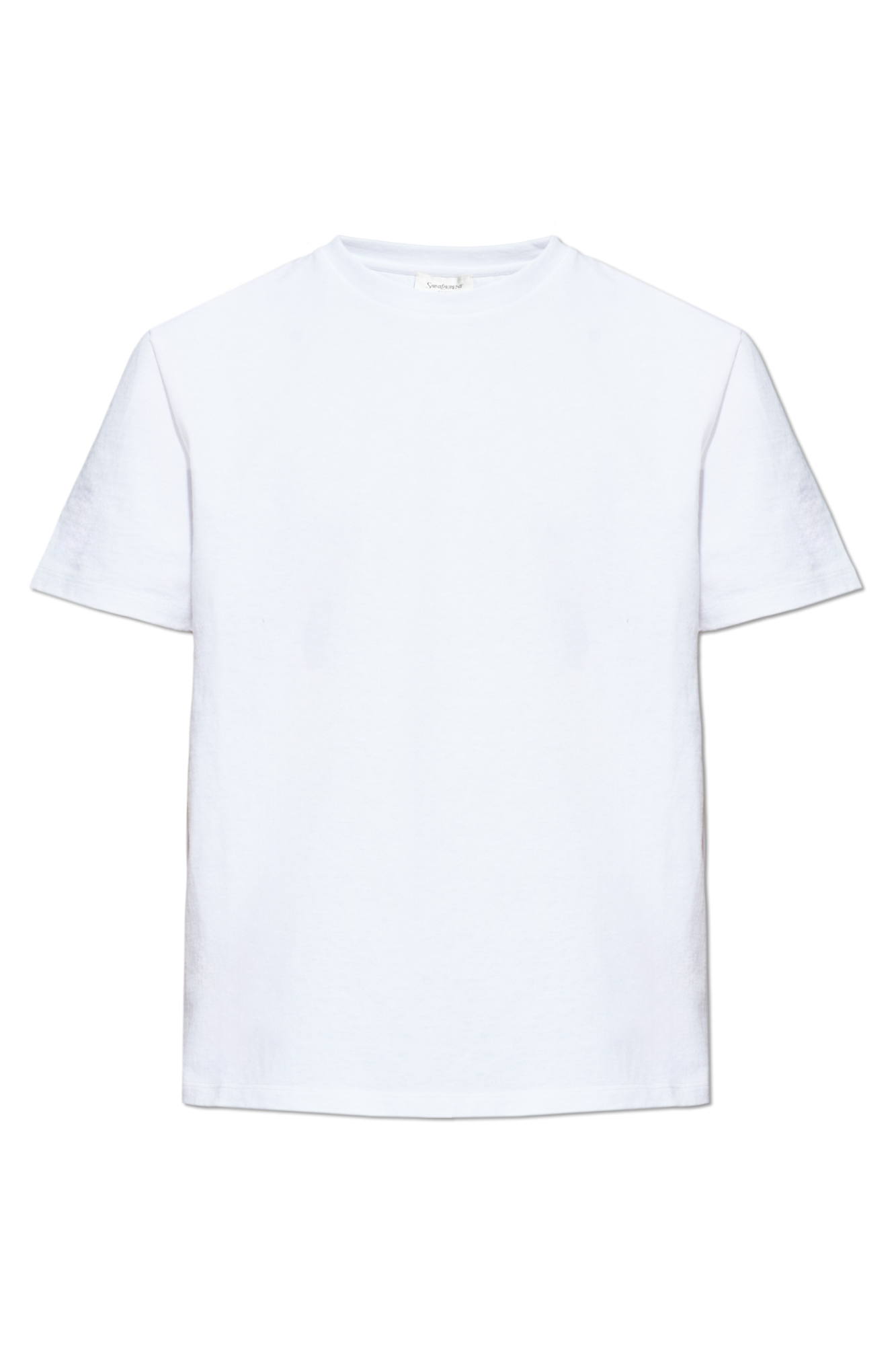 Saint Laurent T-shirt Z Logo, Mężczyźni, Biały