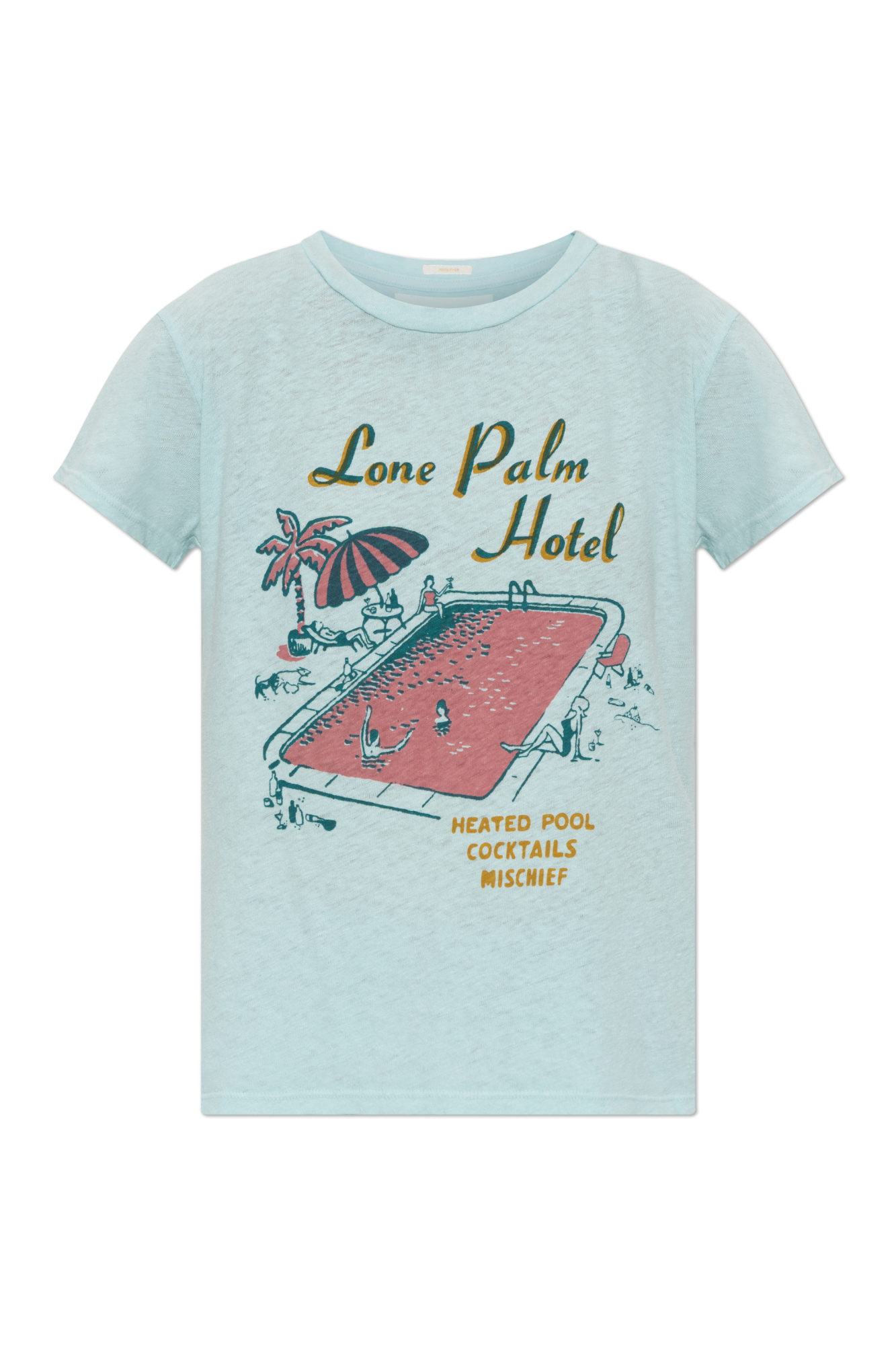 MOTHER T-shirt ‘Lil Sinful’, Kobiety, Niebieski
