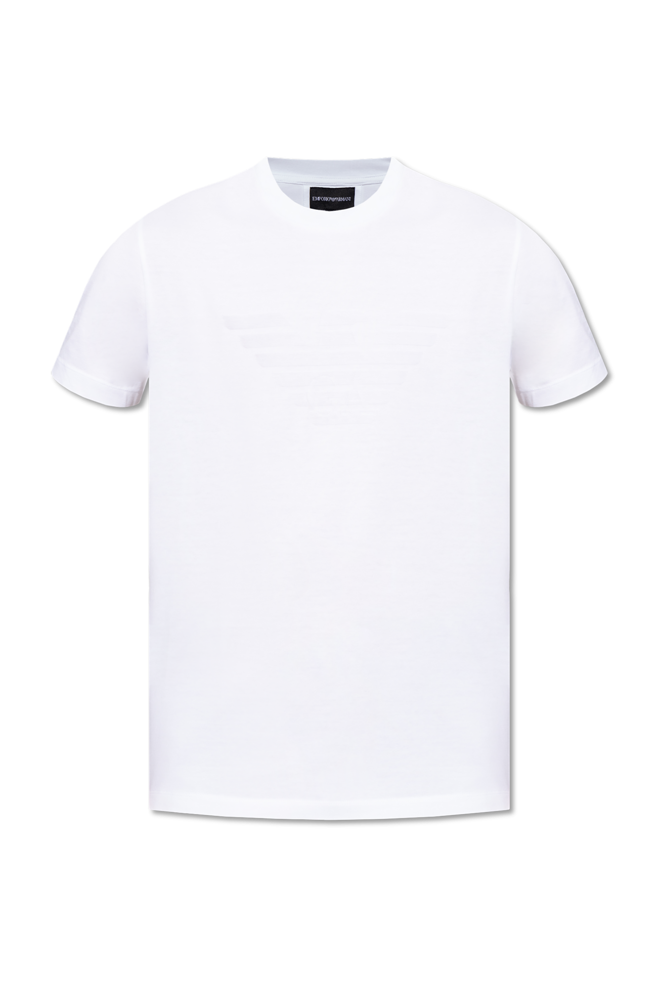 Emporio Armani T-shirt Z Logo, Mężczyźni, Biały