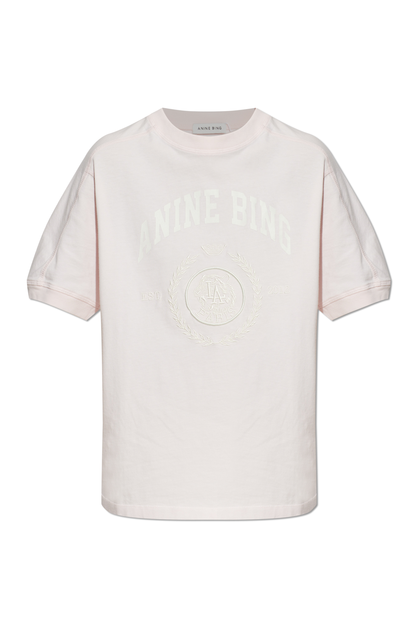 Anine Bing T-shirt `Jaylin`, Kobiety, Różowy