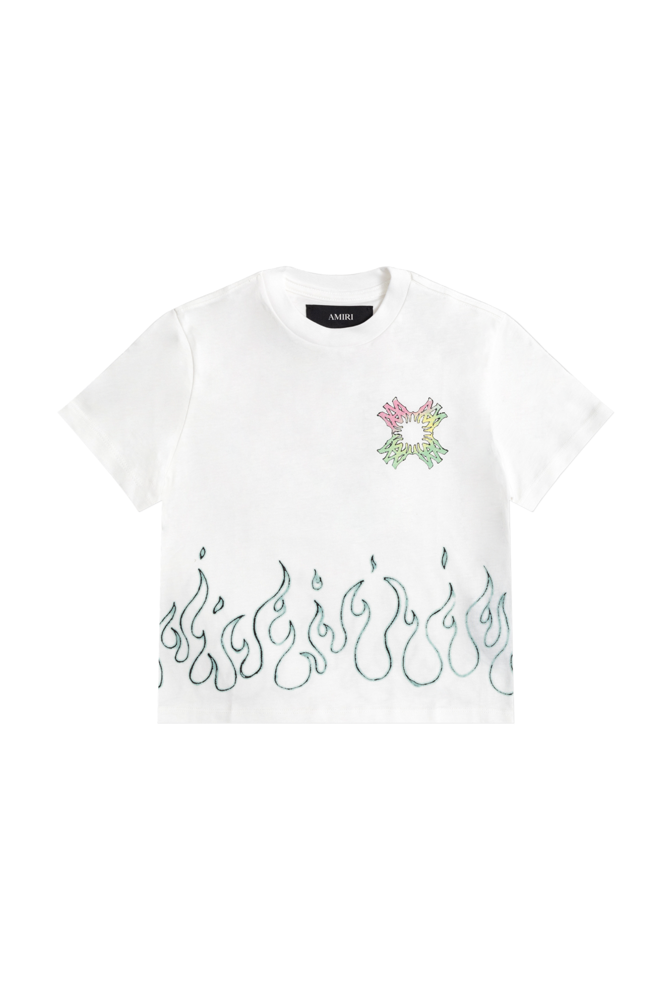 Amiri Kids T-shirt Z Nadrukiem, Unisex, Biały