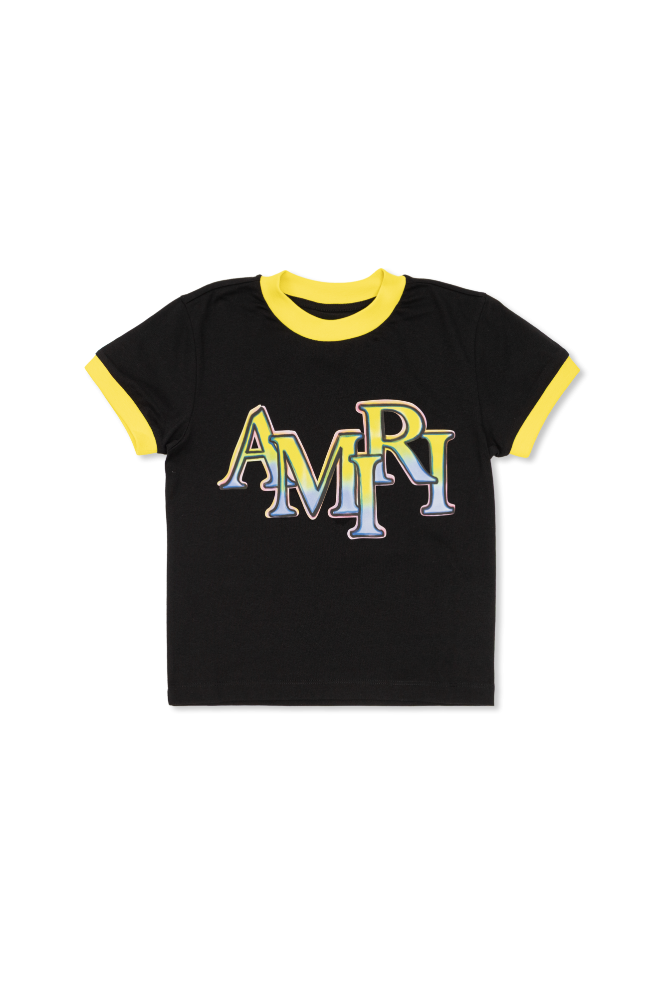 Amiri Kids T-shirt Z Nadrukowanym Logo, Unisex, Czarny