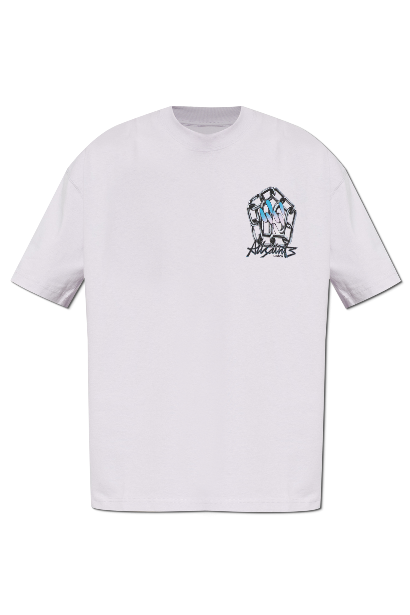 AllSaints T-shirt `Affix`, Mężczyźni, Fioletowy