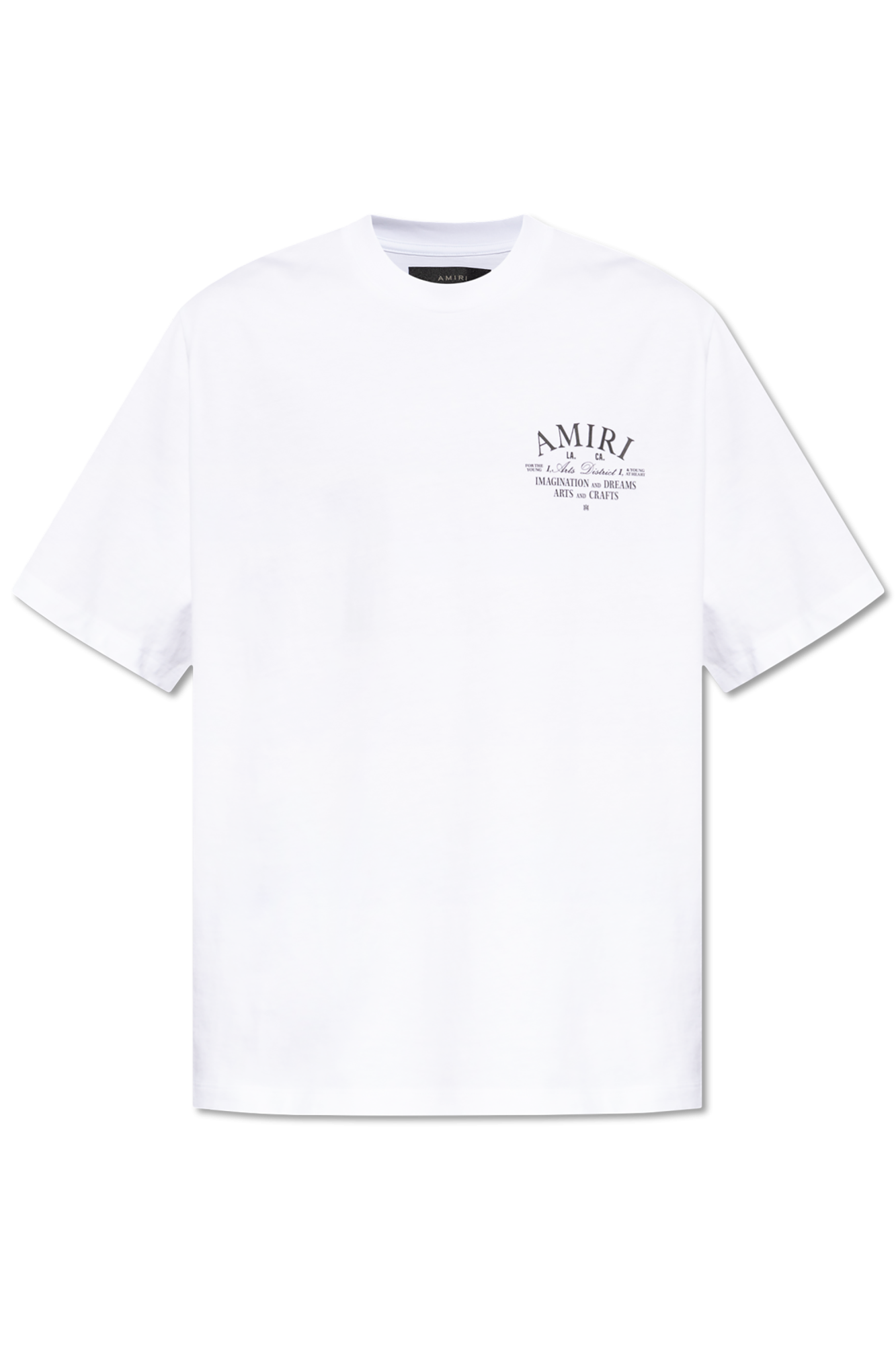 Amiri T-shirt Z Nadrukiem, Mężczyźni, Biały