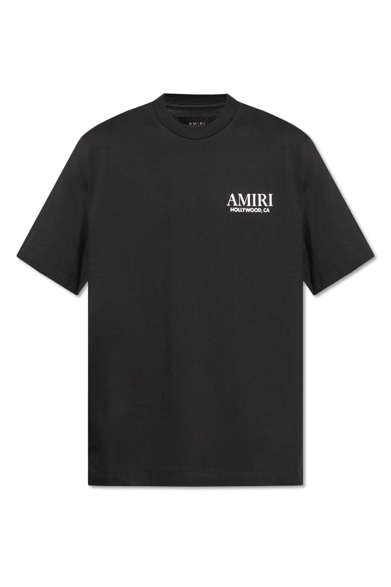 Amiri T-shirt Z Nadrukiem, Mężczyźni, Czarny