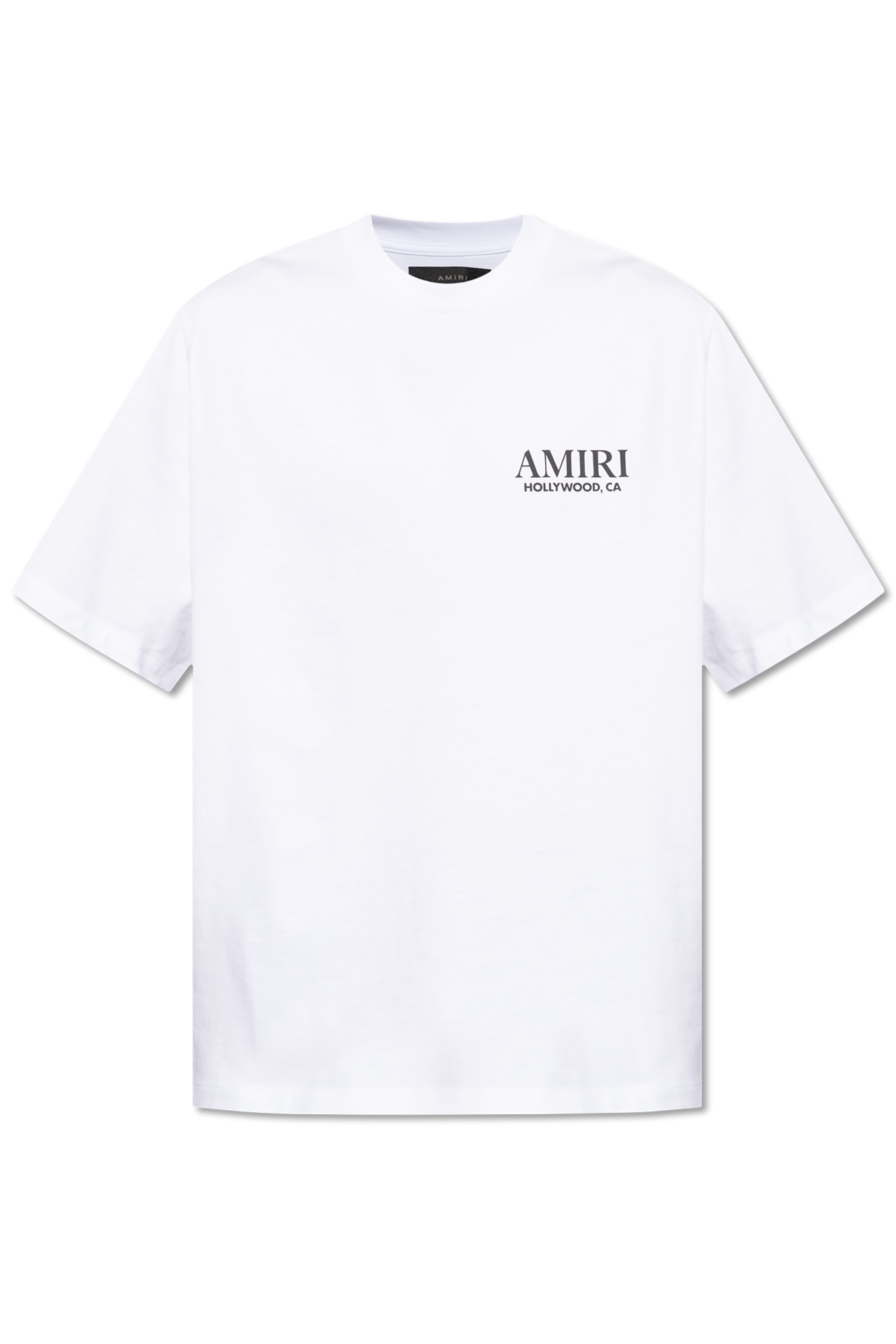 Amiri T-shirt Z Logo, Mężczyźni, Biały