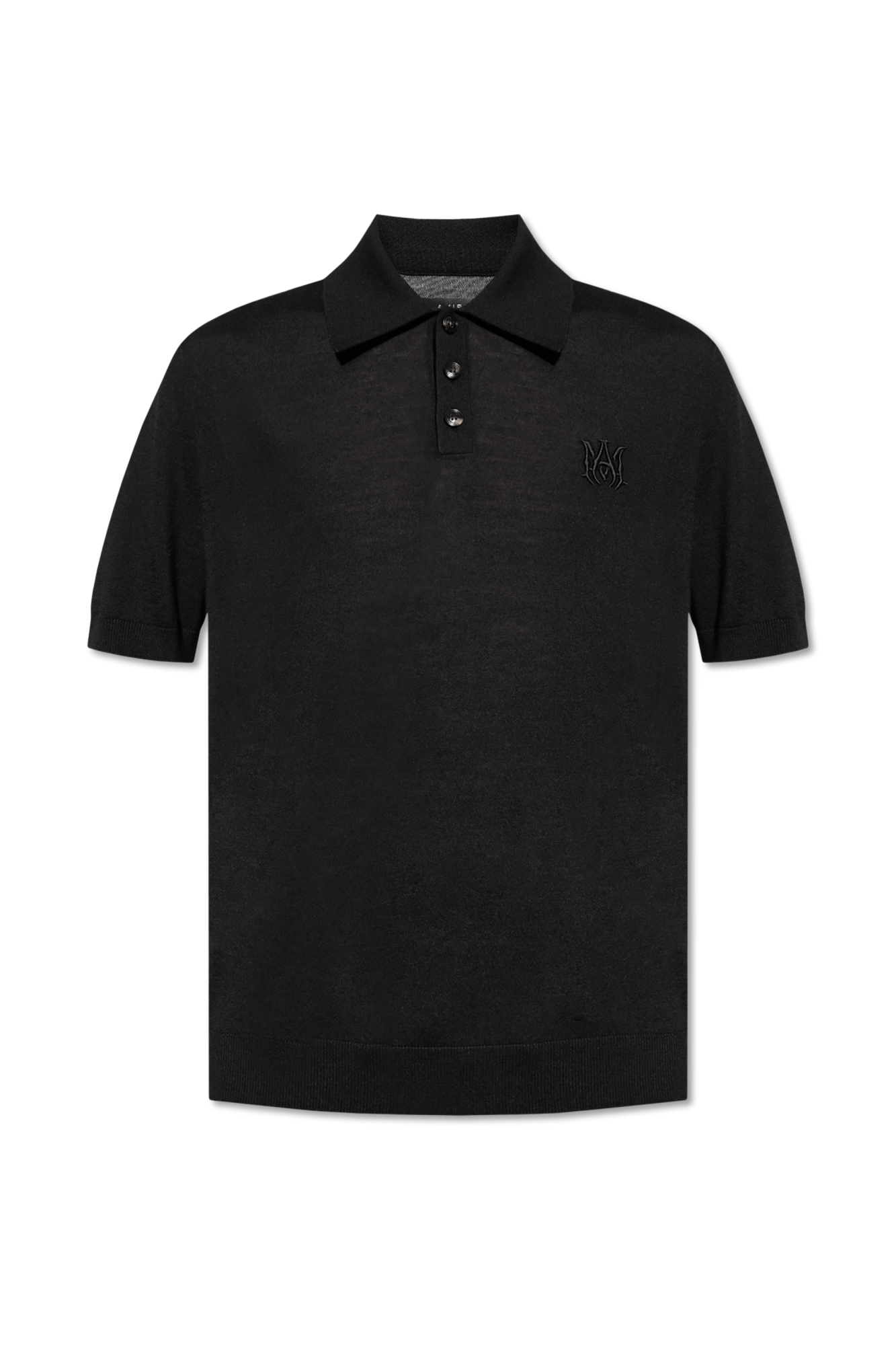 Amiri Moherowe Polo, Mężczyźni, Czarny