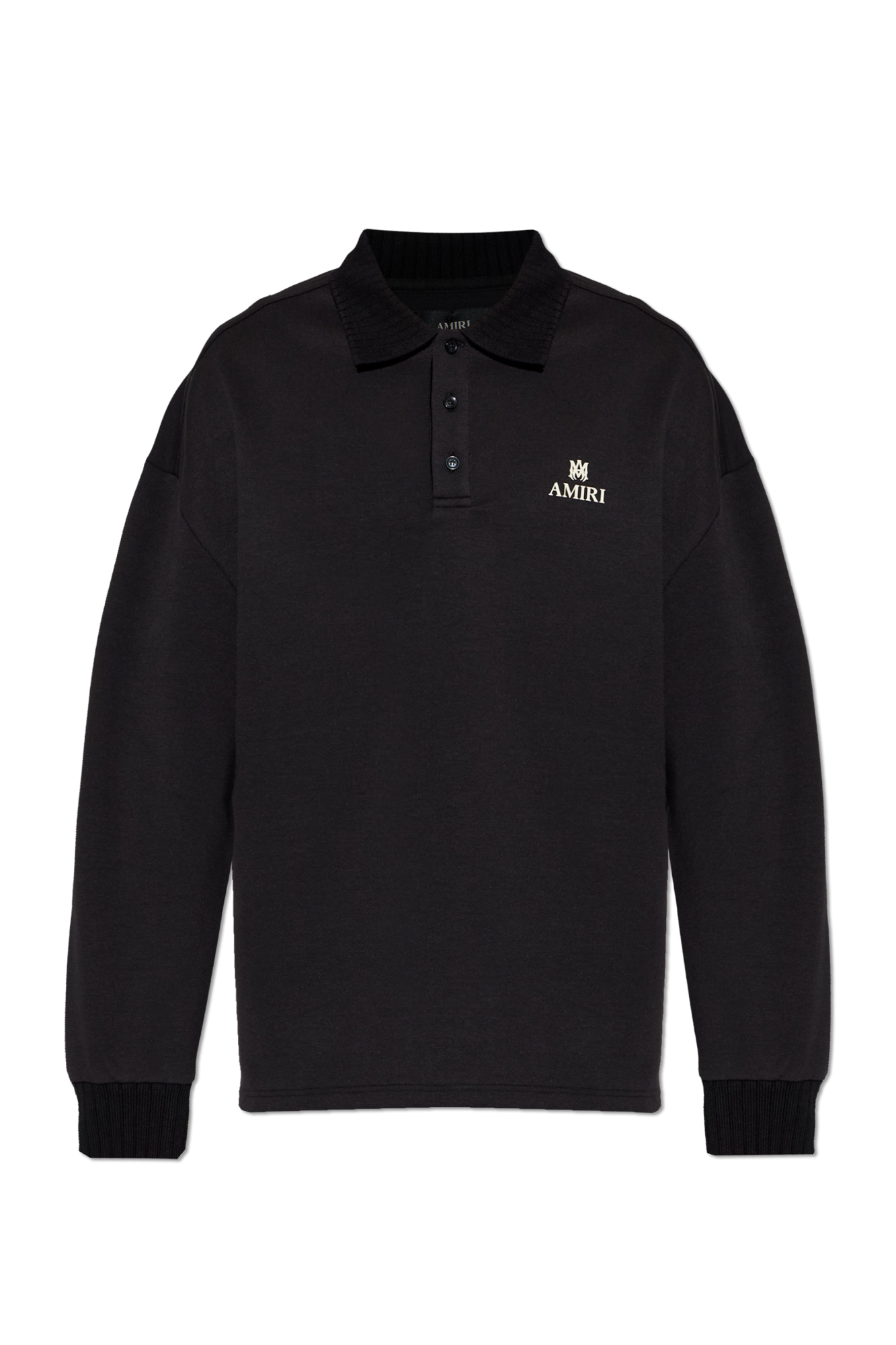 Amiri Polo Z Logo, Mężczyźni, Czarny