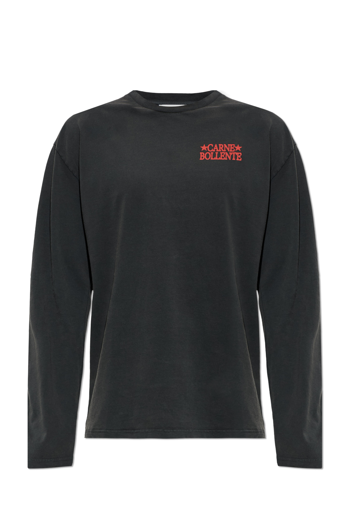 CARNE BOLLENTE T-shirt Z Długimi Rękawami, Mężczyźni, Czarny