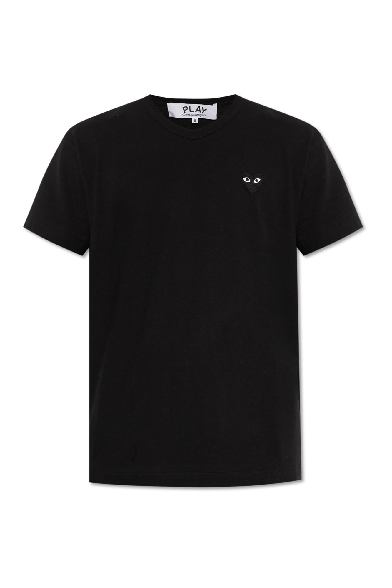 Comme Des Garçons Play T-shirt Z Naszywką Z Logo, Unisex, Czarny