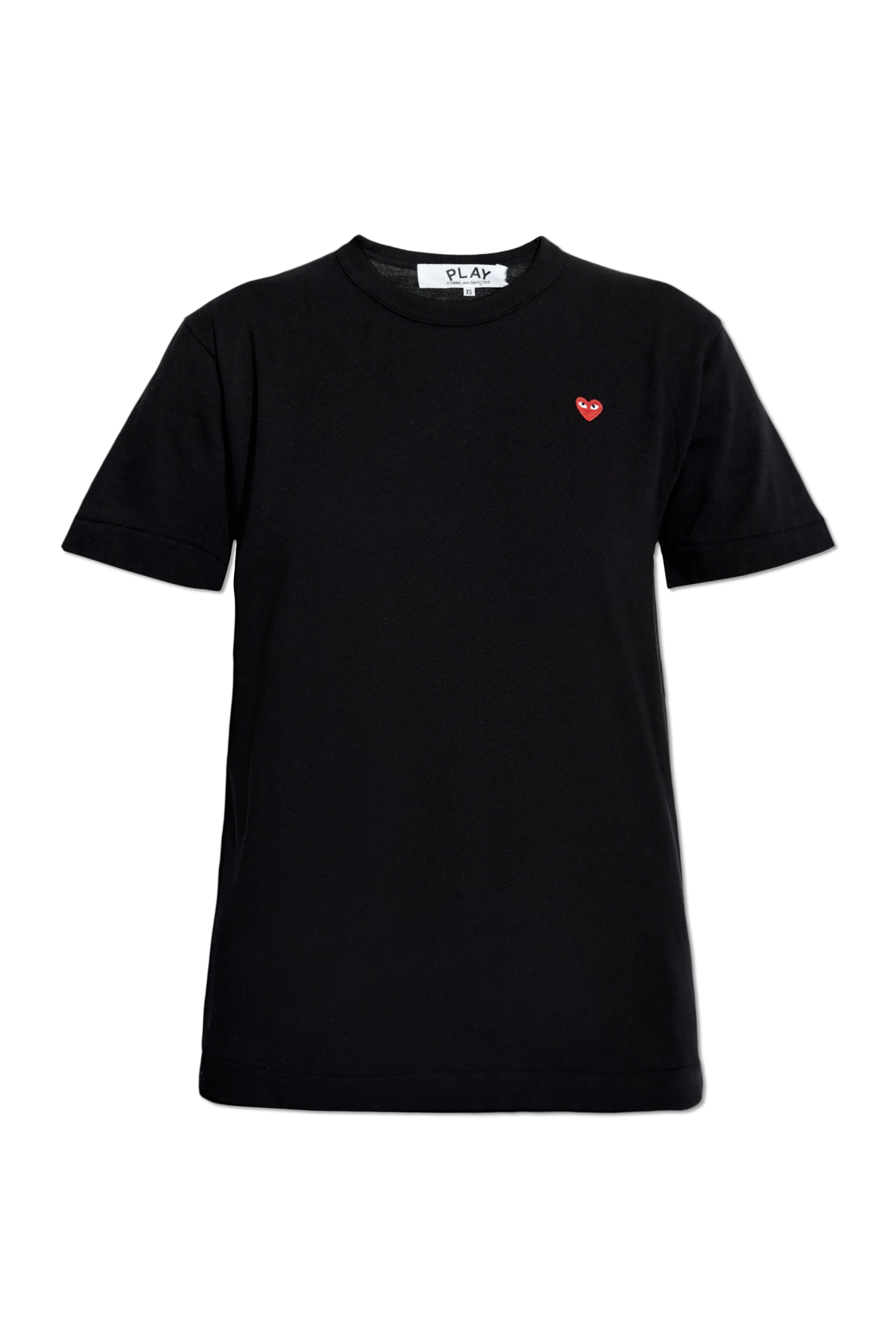 Comme Des Garçons Play T-shirt Z Naszywką Z Logo, Kobiety, Czarny