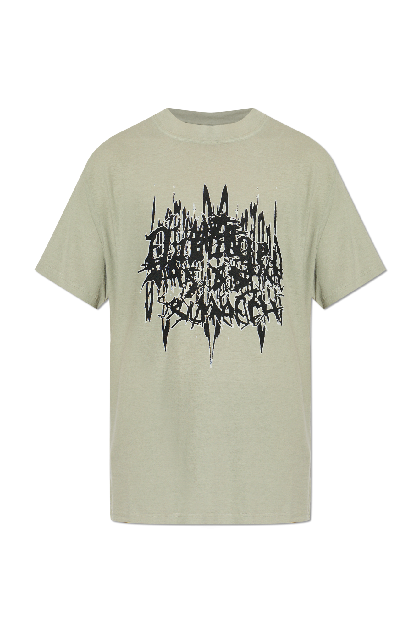 44 Label Group T-shirt Z Nadrukowanym Logo, Mężczyźni, Zielony