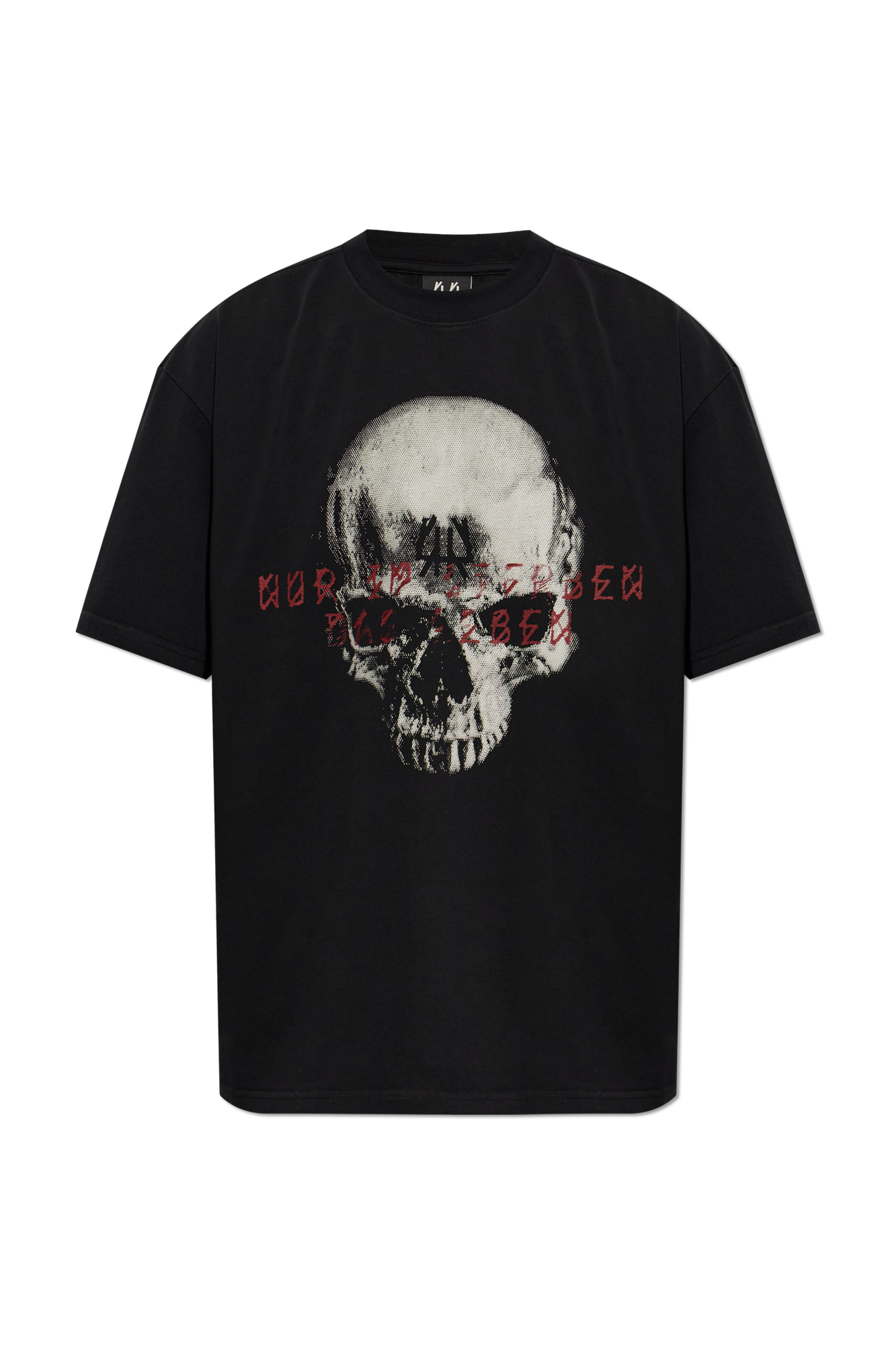 44 Label Group T-shirt Z Nadrukiem, Mężczyźni, Czarny