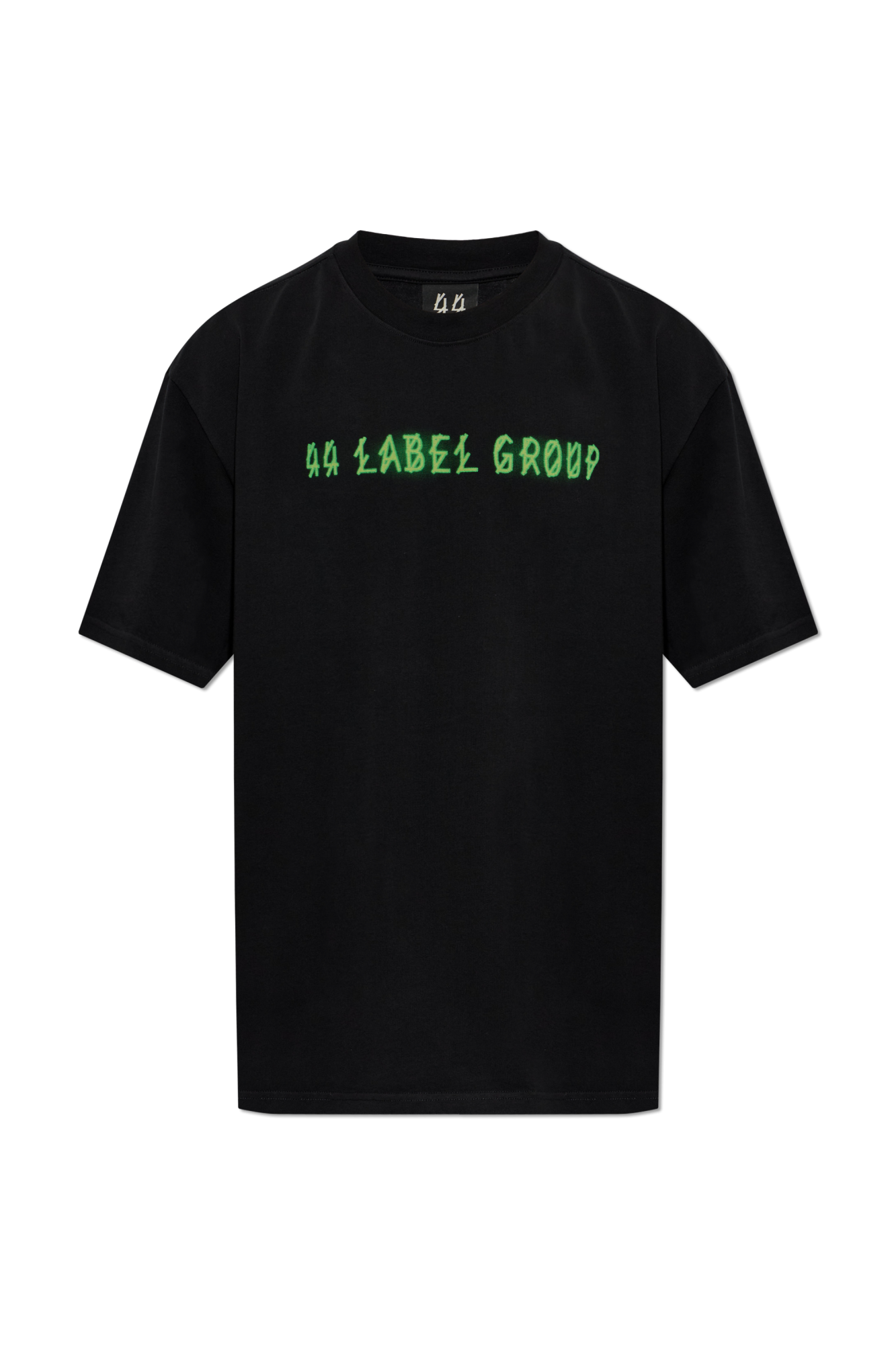 44 Label Group T-shirt Z Nadrukiem, Mężczyźni, Czarny