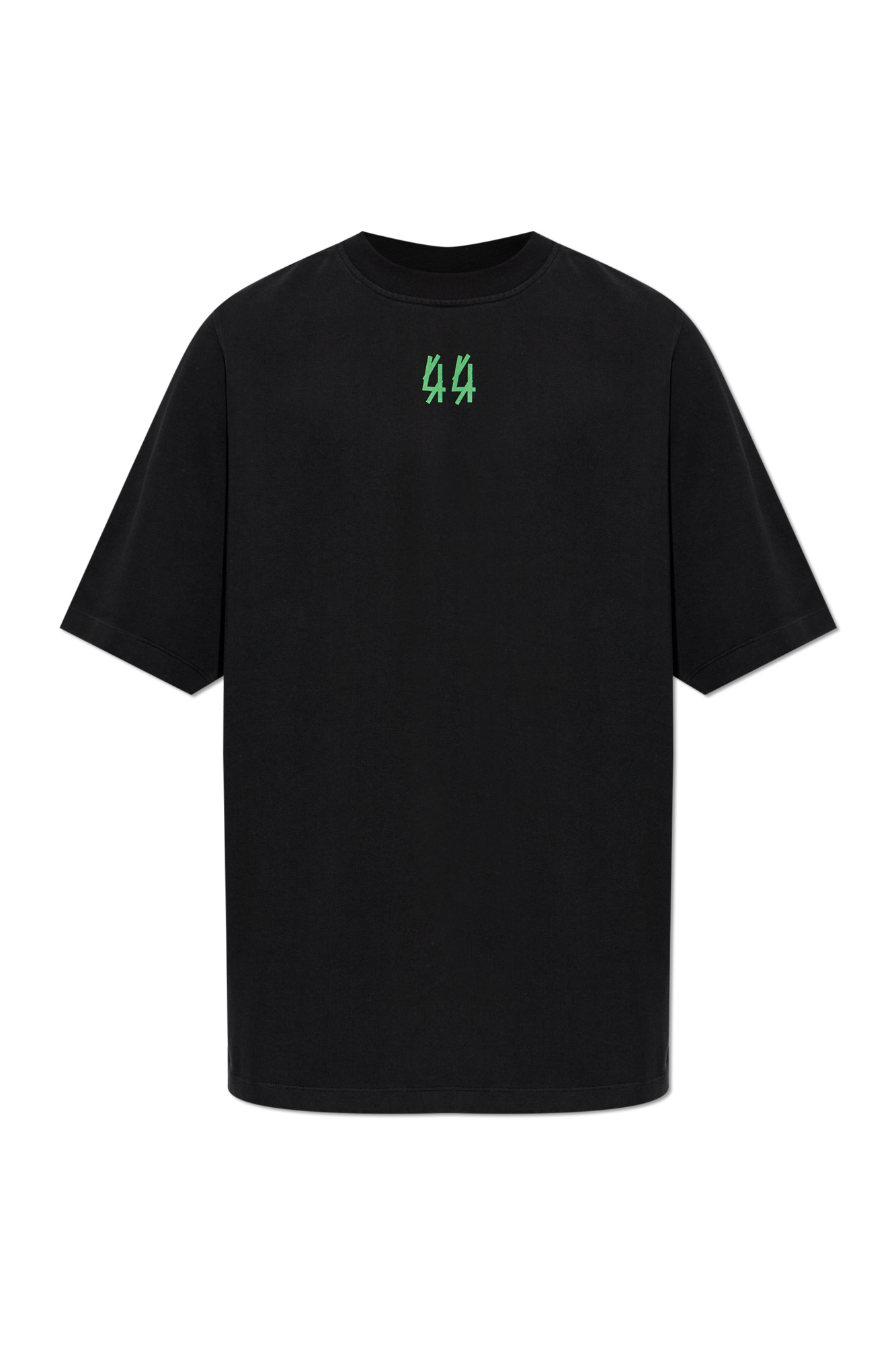44 Label Group T-shirt Z Nadrukiem, Mężczyźni, Czarny
