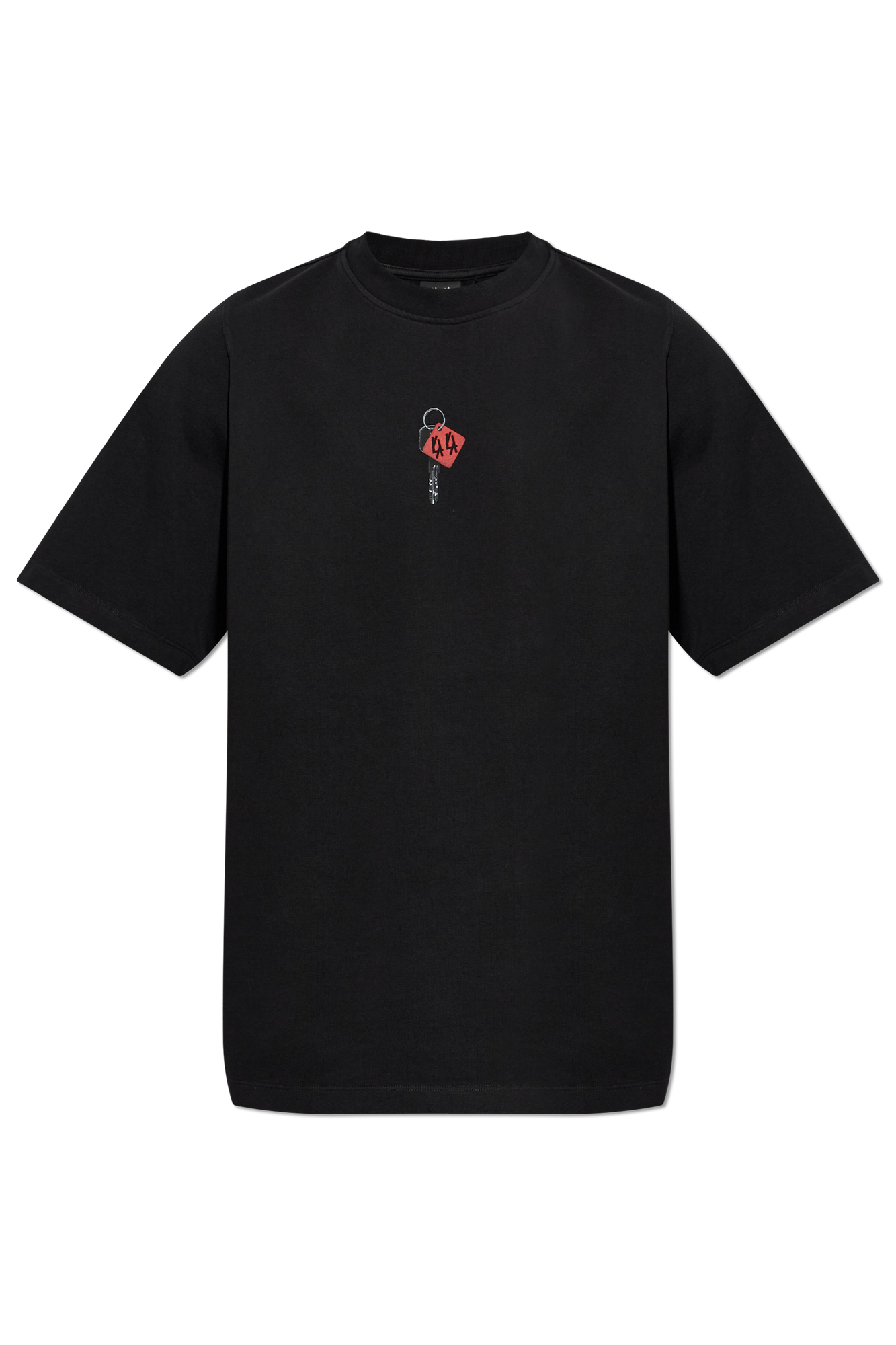 44 Label Group T-shirt Z Nadrukiem, Mężczyźni, Czarny