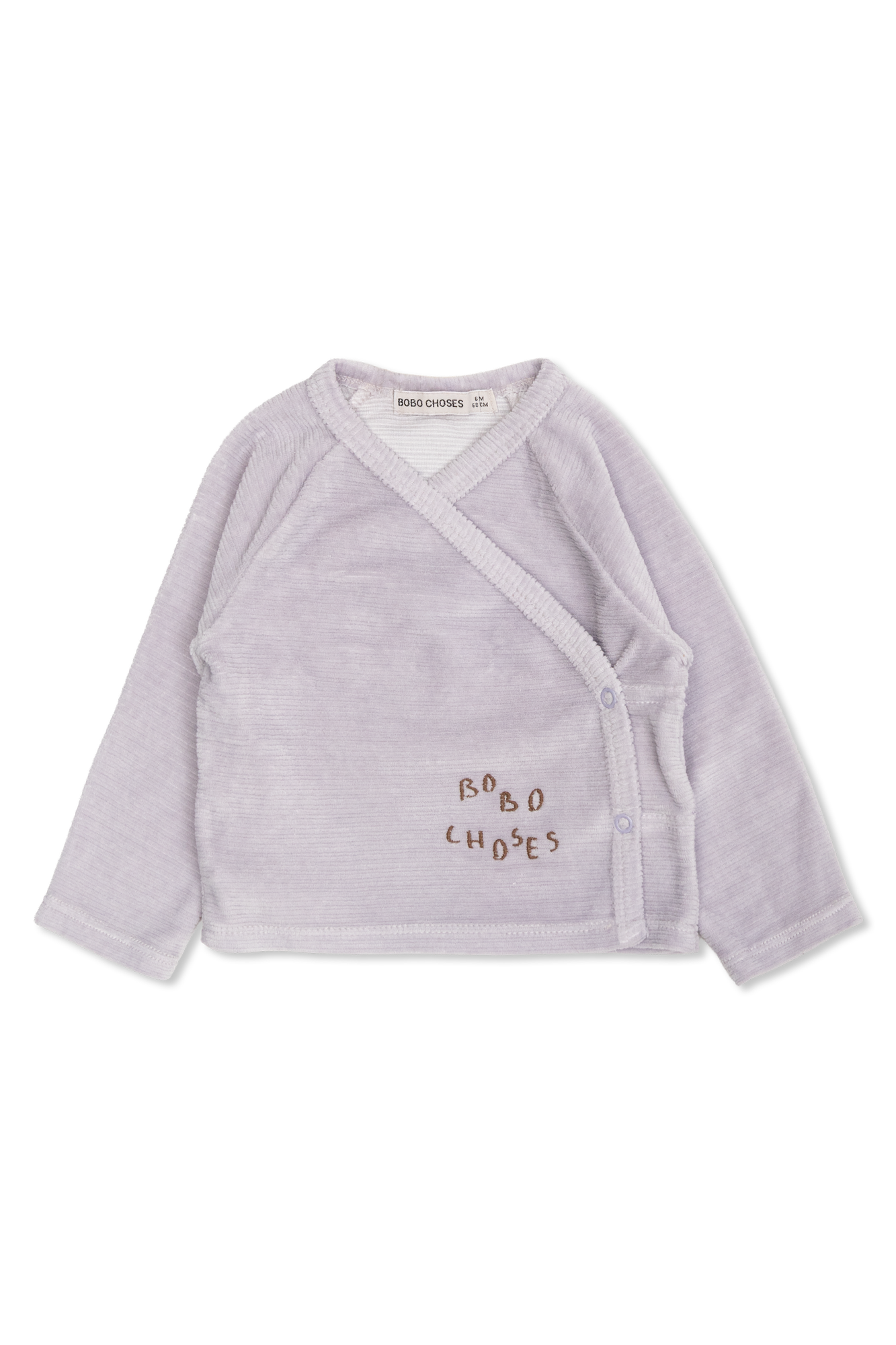 Bobo Choses Bawełniany Top Z Długimi Rękawami, Unisex, Fioletowy