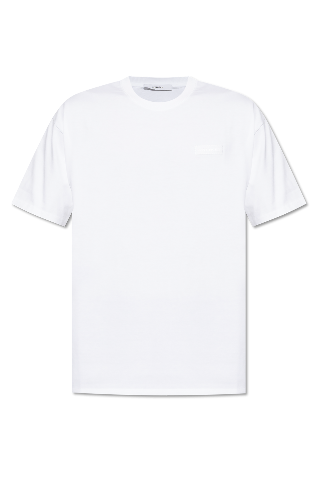 Givenchy T-shirt Z Naszywką Z Logo, Mężczyźni, Biały