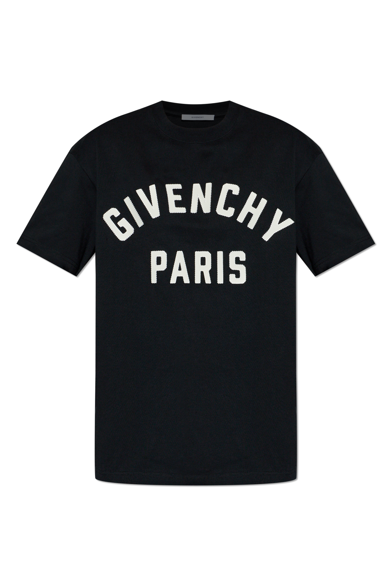 Givenchy T-shirt Z Logo, Mężczyźni, Czarny