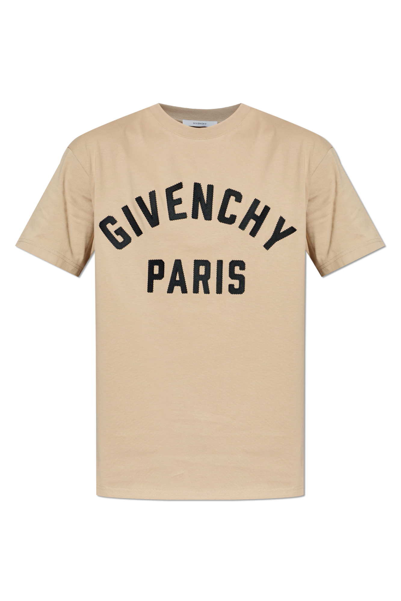 Givenchy T-shirt Z Logo, Mężczyźni, Beżowy