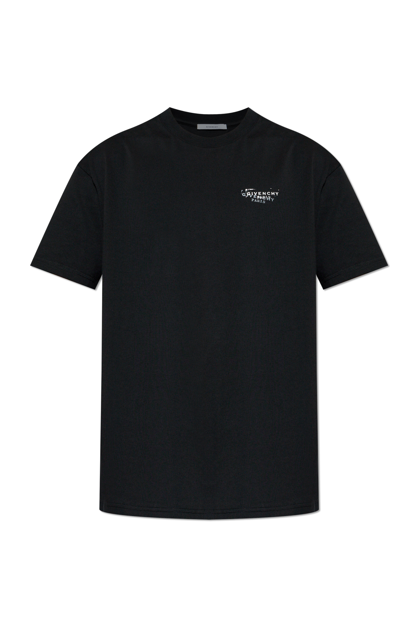 Givenchy T-shirt Z Logo, Mężczyźni, Czarny