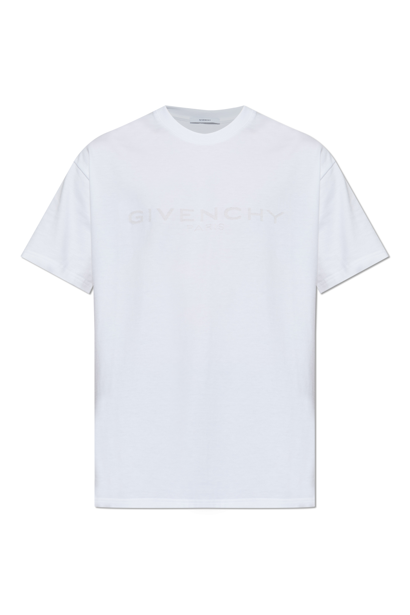Givenchy T-shirt Z Logo, Mężczyźni, Biały