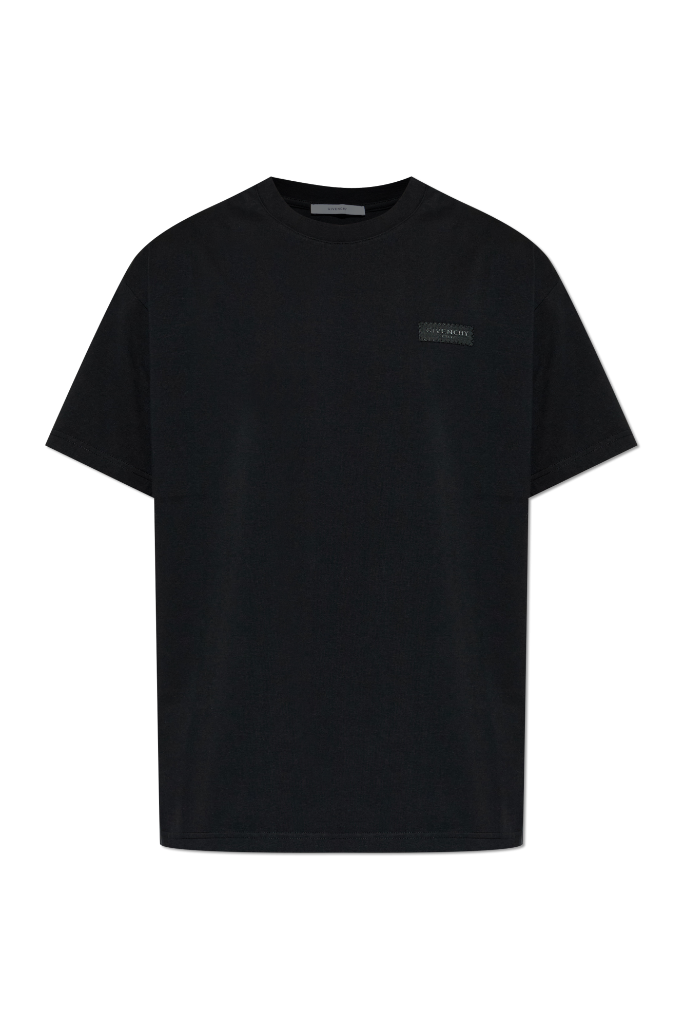 Givenchy T-shirt Z Logo, Mężczyźni, Czarny