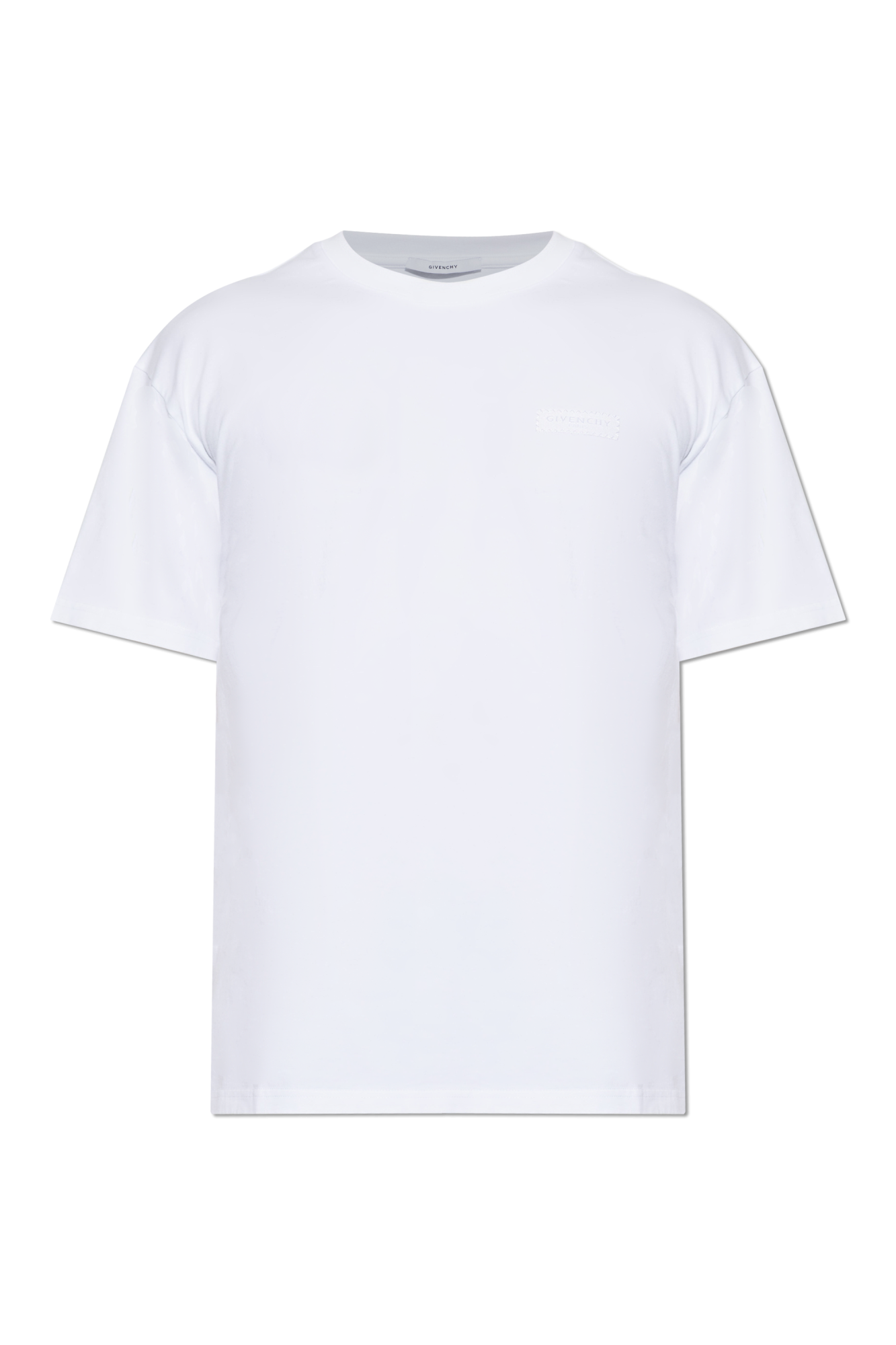 Givenchy T-shirt Z Naszywką Z Logo, Mężczyźni, Biały