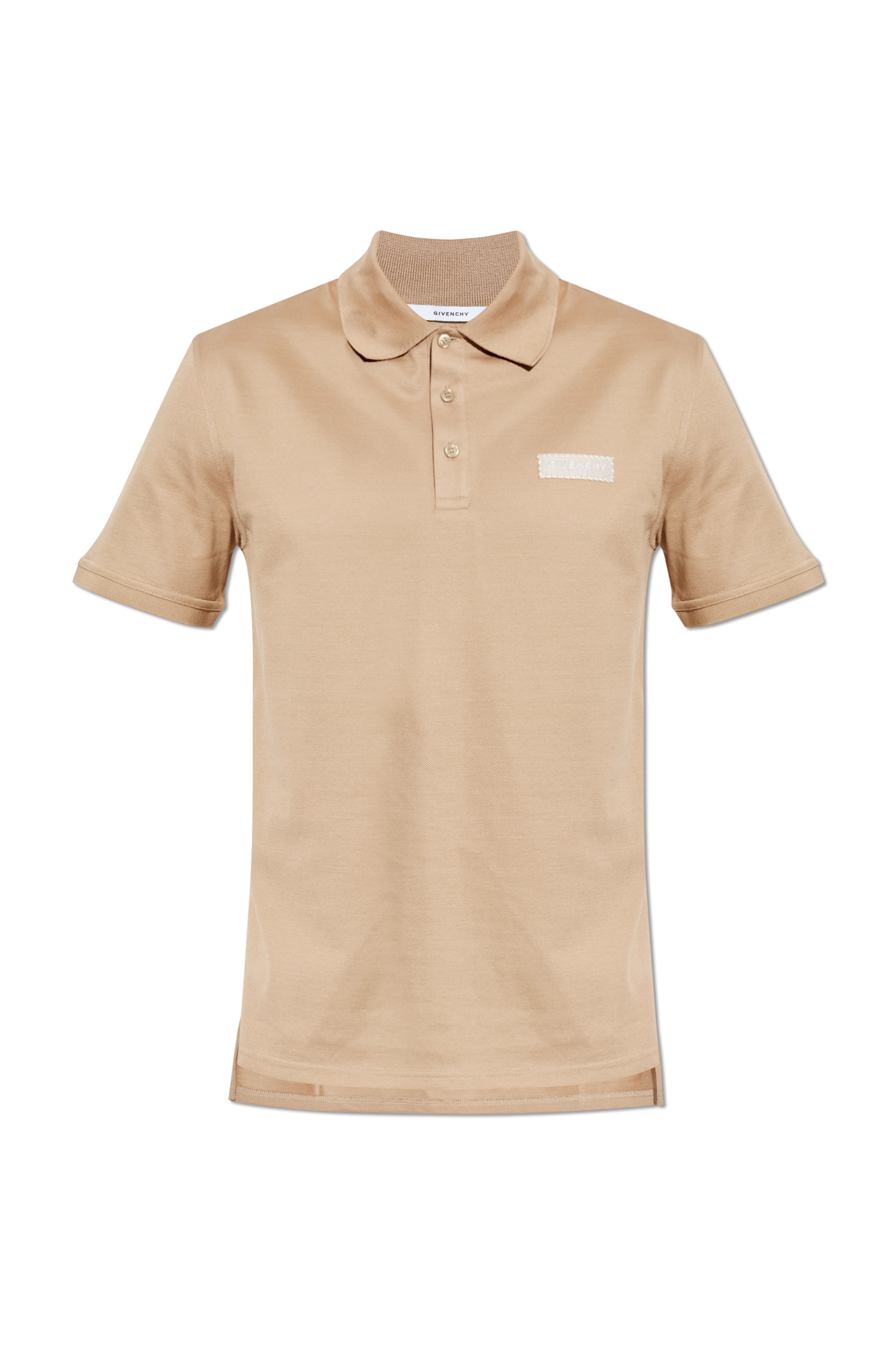 Givenchy Polo Z Naszywką Z Logo, Mężczyźni, Beżowy