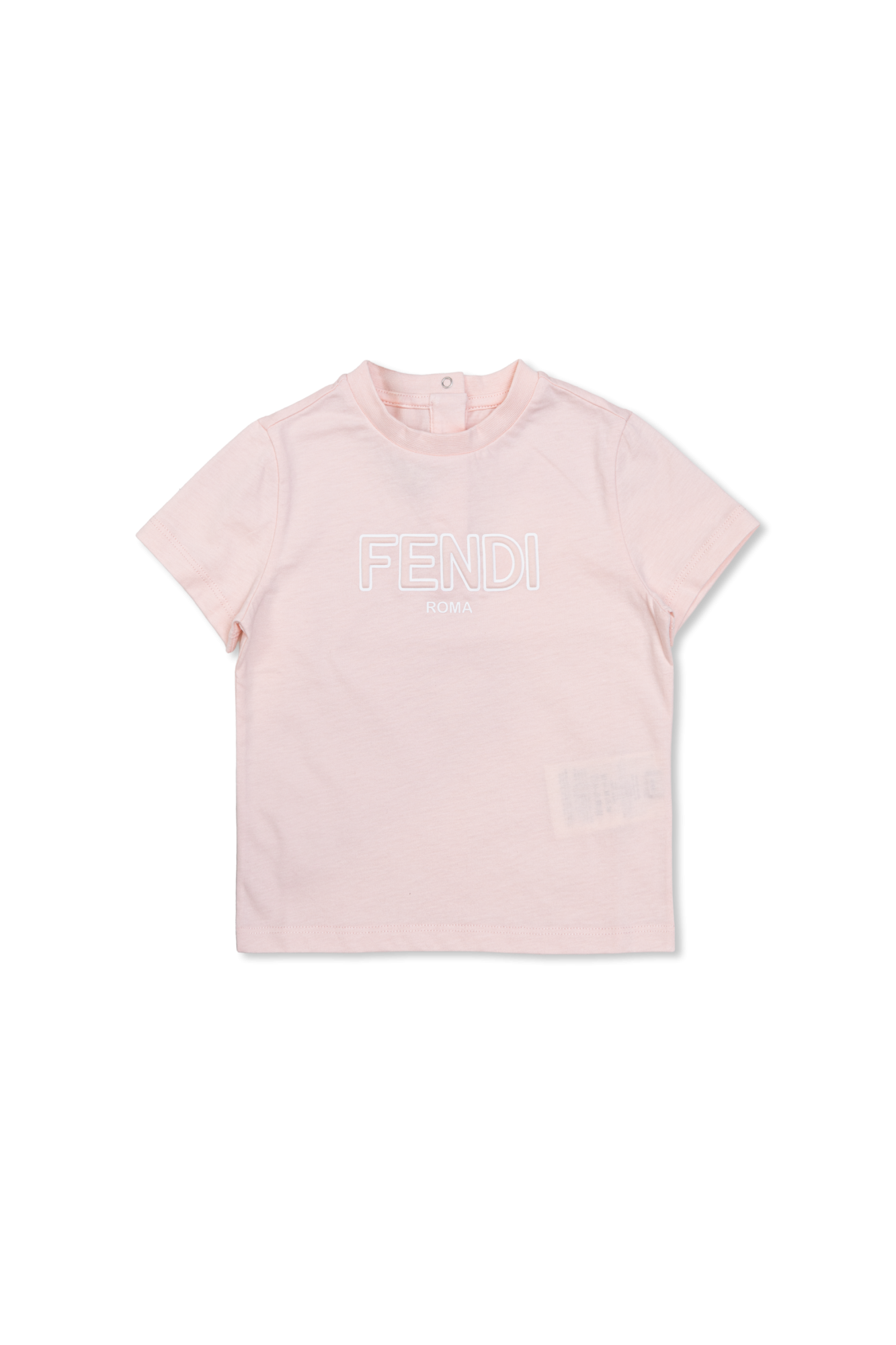 Fendi Kids T-shirt Z Logo, Unisex, Różowy