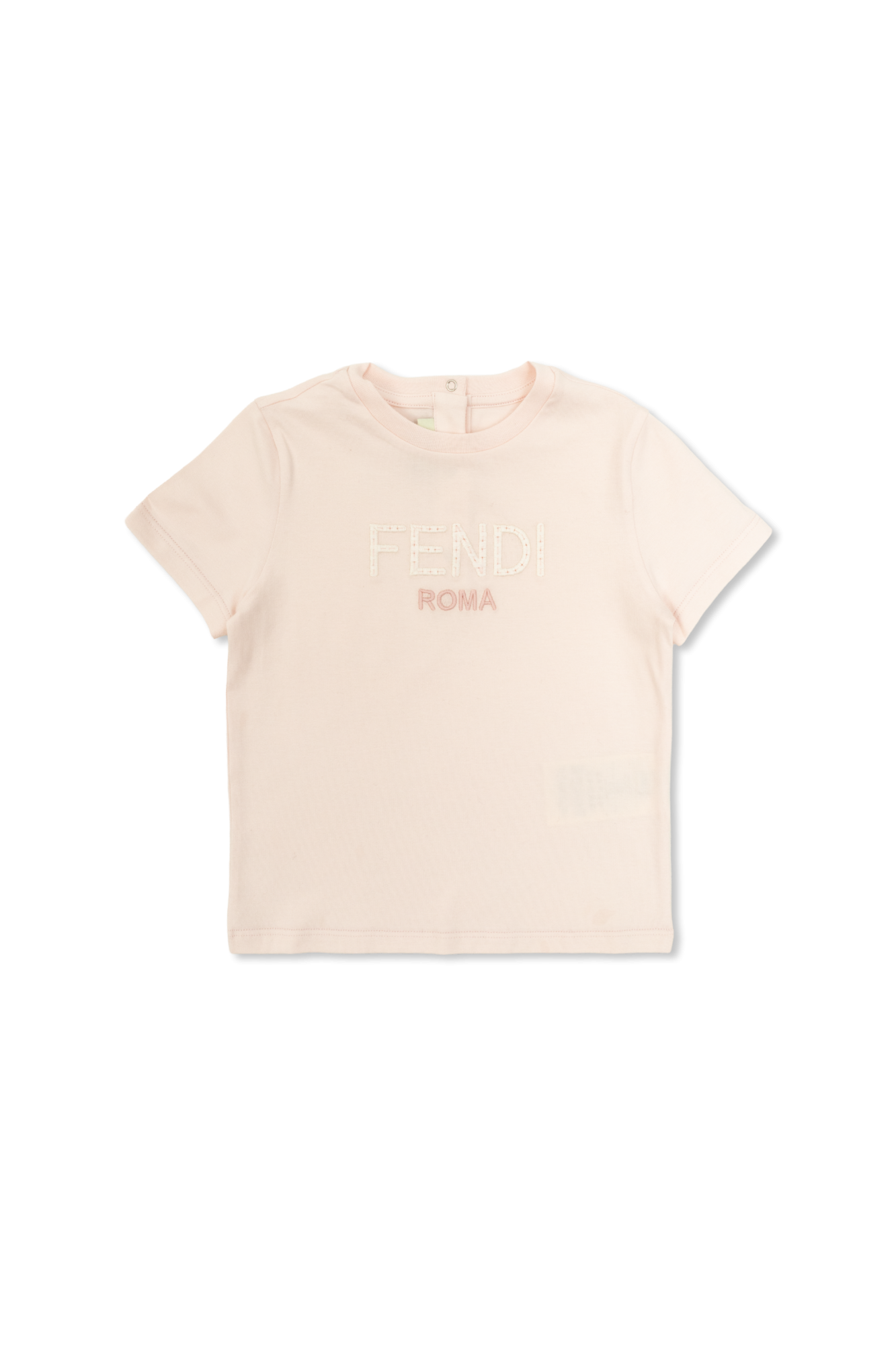 Fendi Kids T-shirt Z Logo, Unisex, Różowy