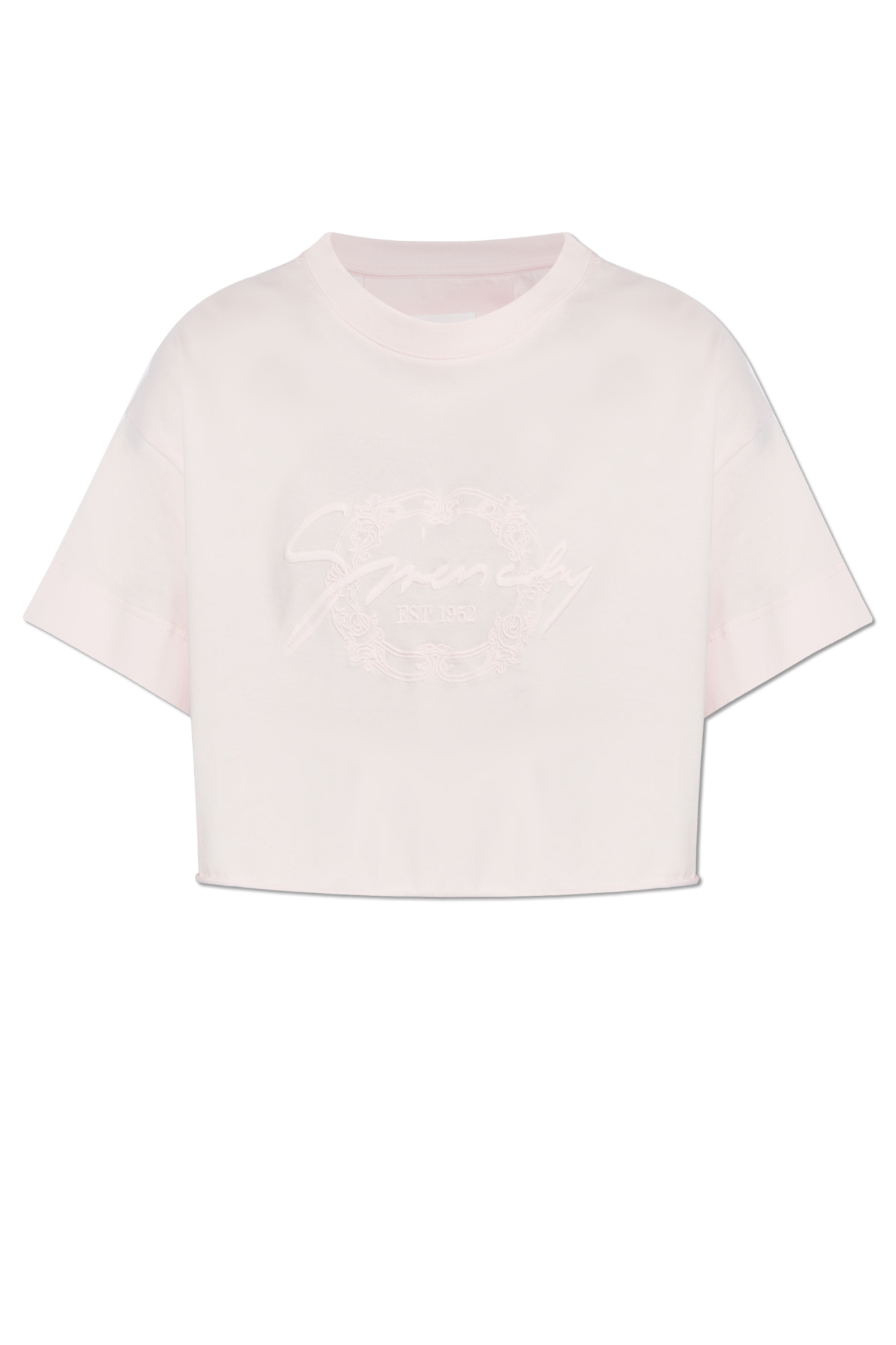 Givenchy T-shirt Z Logo, Kobiety, Różowy