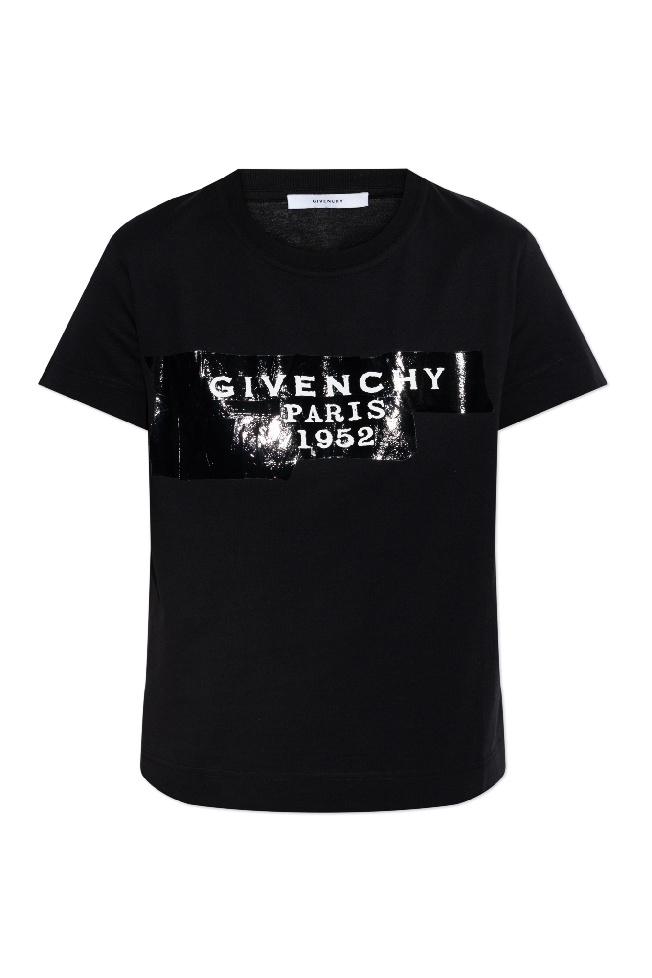 Givenchy T-shirt Z Nadrukowanym Logo, Kobiety, Czarny