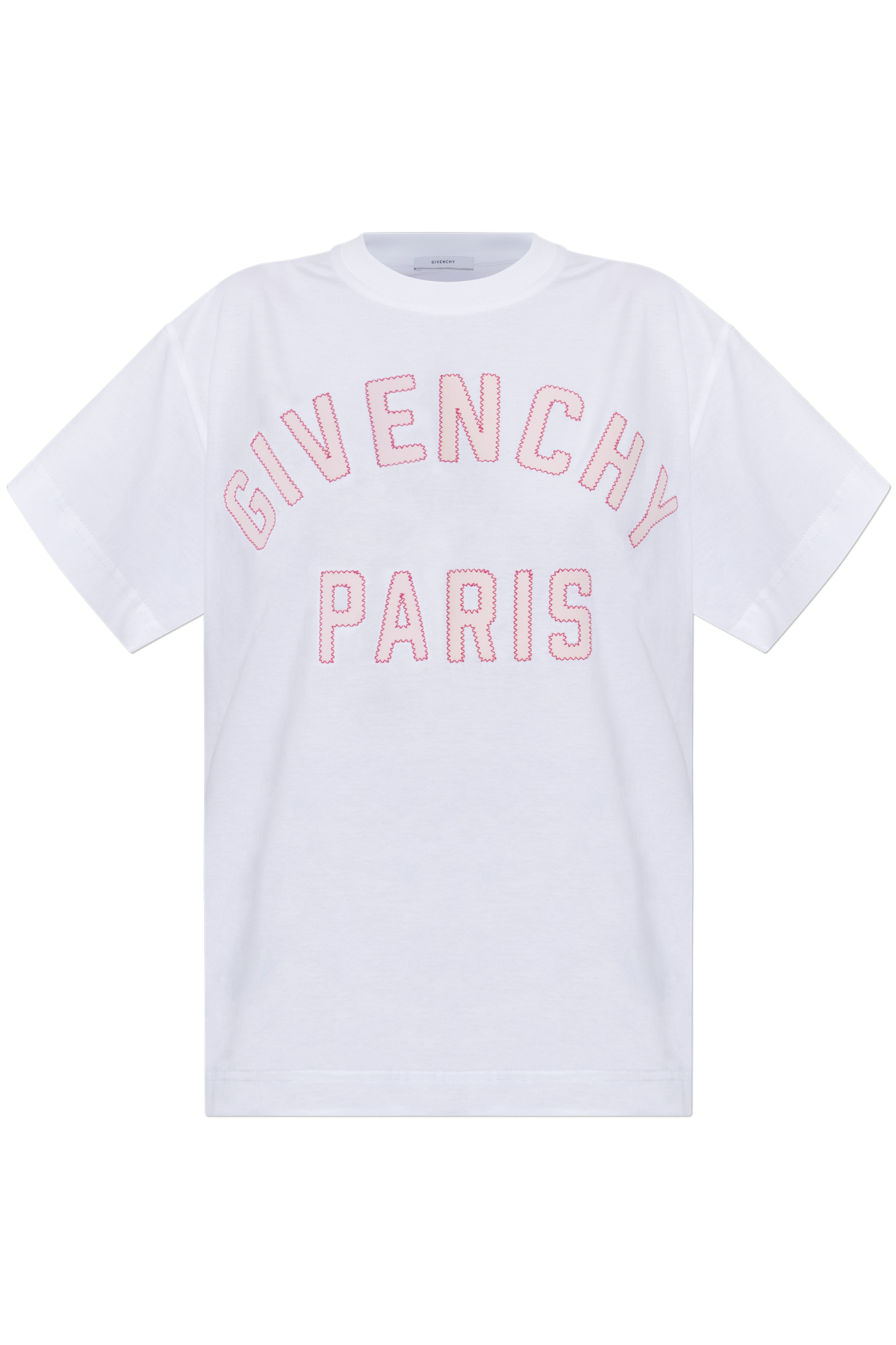 Givenchy T-shirt Z Logo, Kobiety, Biały