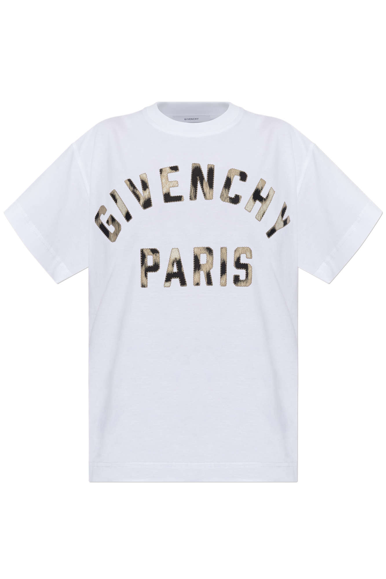 Givenchy T-shirt Z Logo, Kobiety, Biały