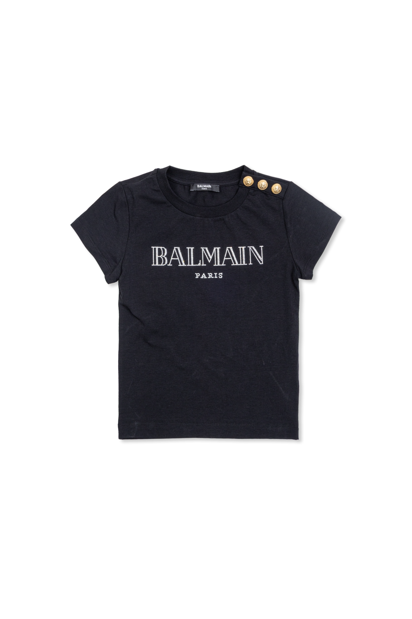 Balmain Kids T-shirt Z Logo, Unisex, Czarny