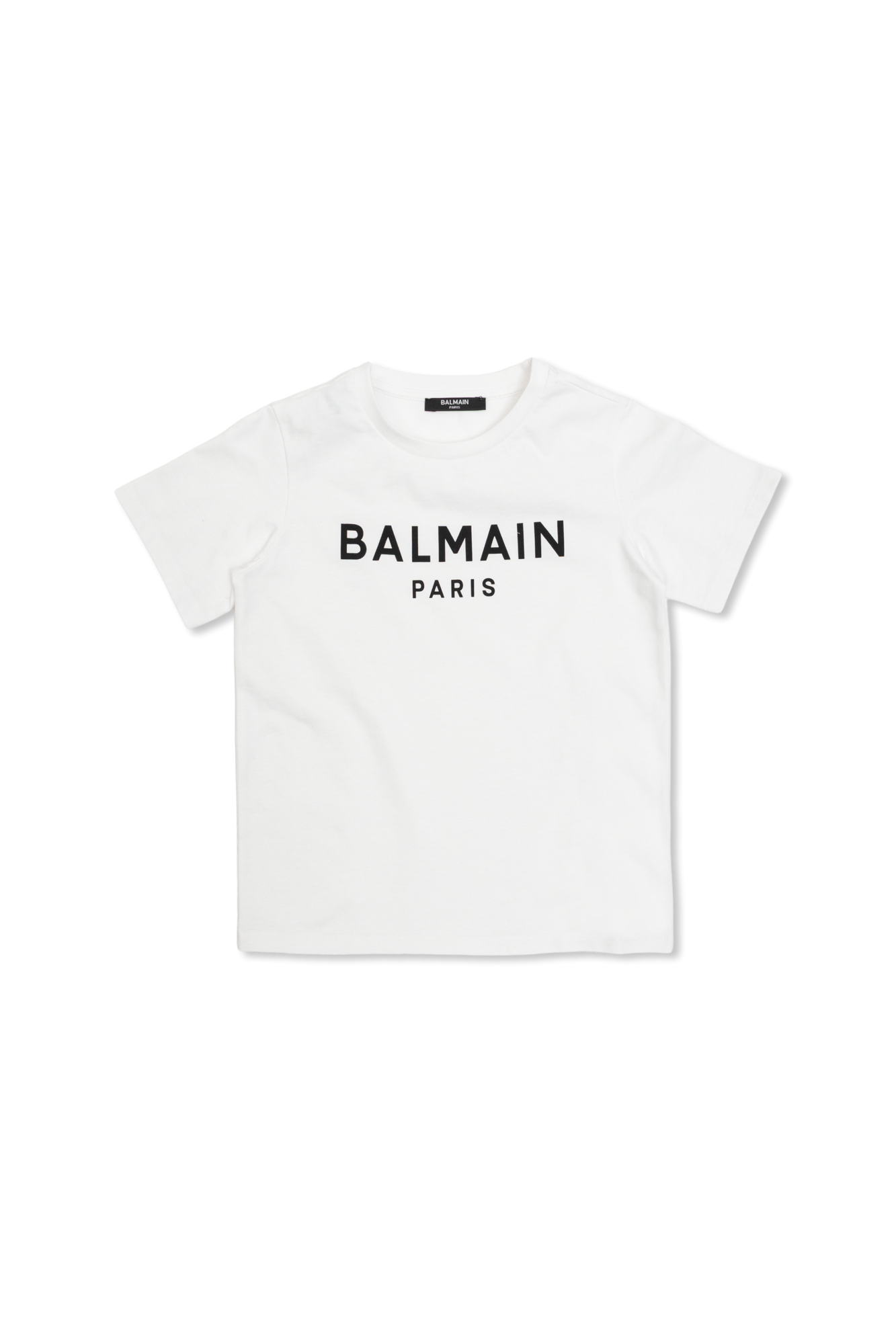 Balmain Kids T-shirt Z Nadrukowanym Logo, Unisex, Biały