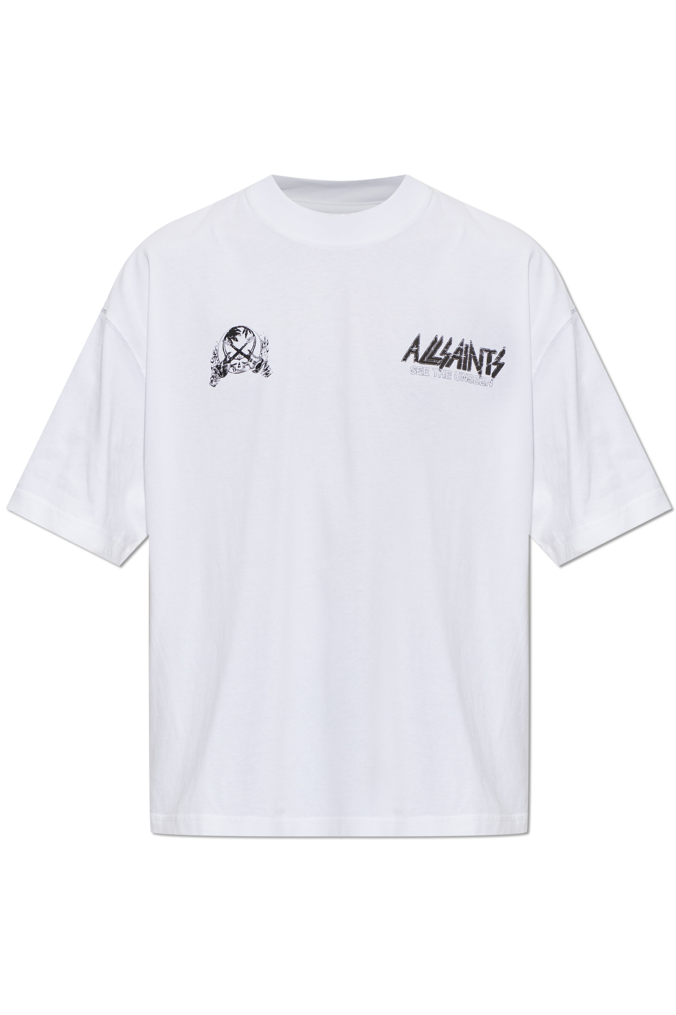 AllSaints T-shirt `Chromium`, Mężczyźni, Biały