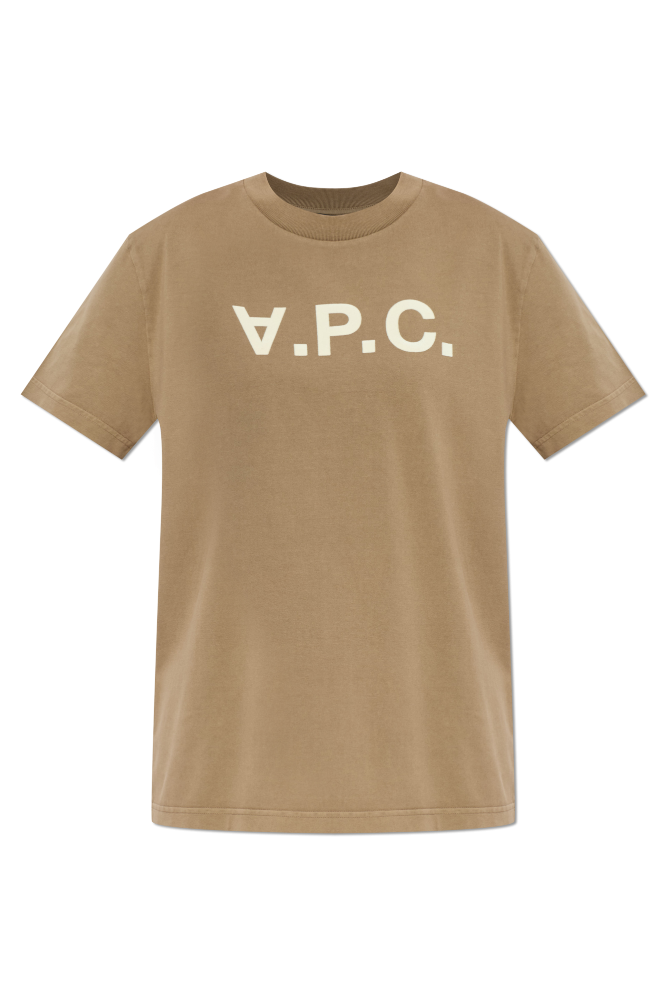 A.P.C. T-shirt Z Logo, Unisex, Brązowy